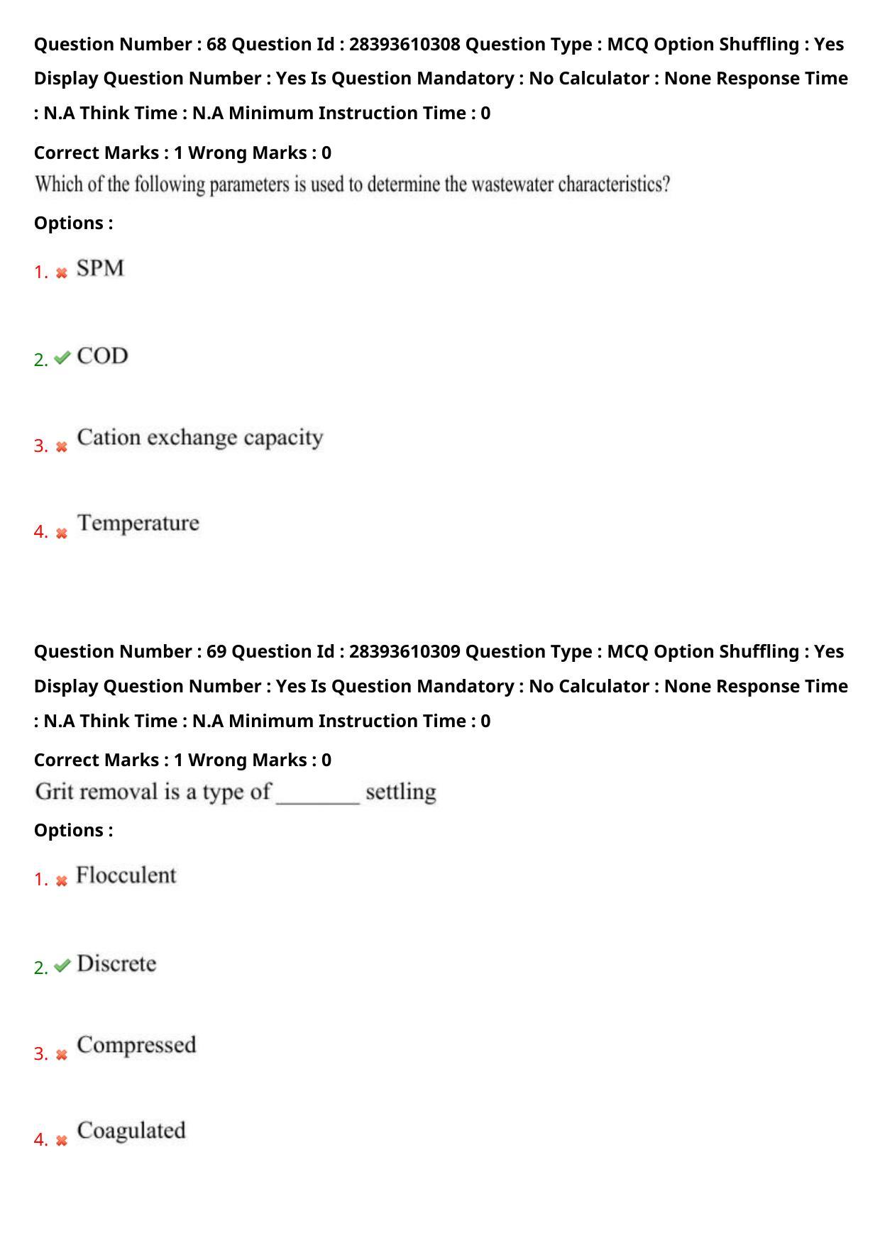 TS PGECET 2023: EM - ENVIRONMENTAL MANAGEMENT Question Papers - Page 39