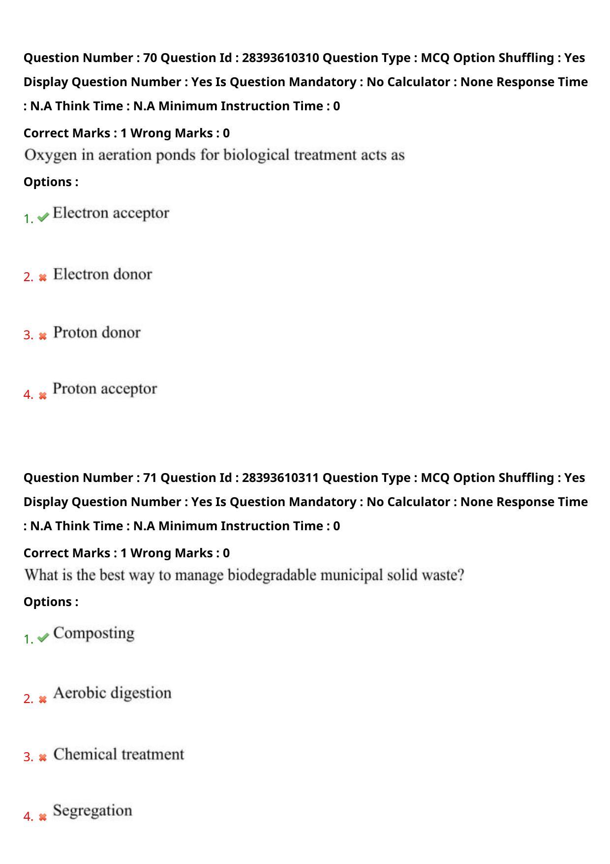 TS PGECET 2023: EM - ENVIRONMENTAL MANAGEMENT Question Papers - Page 40