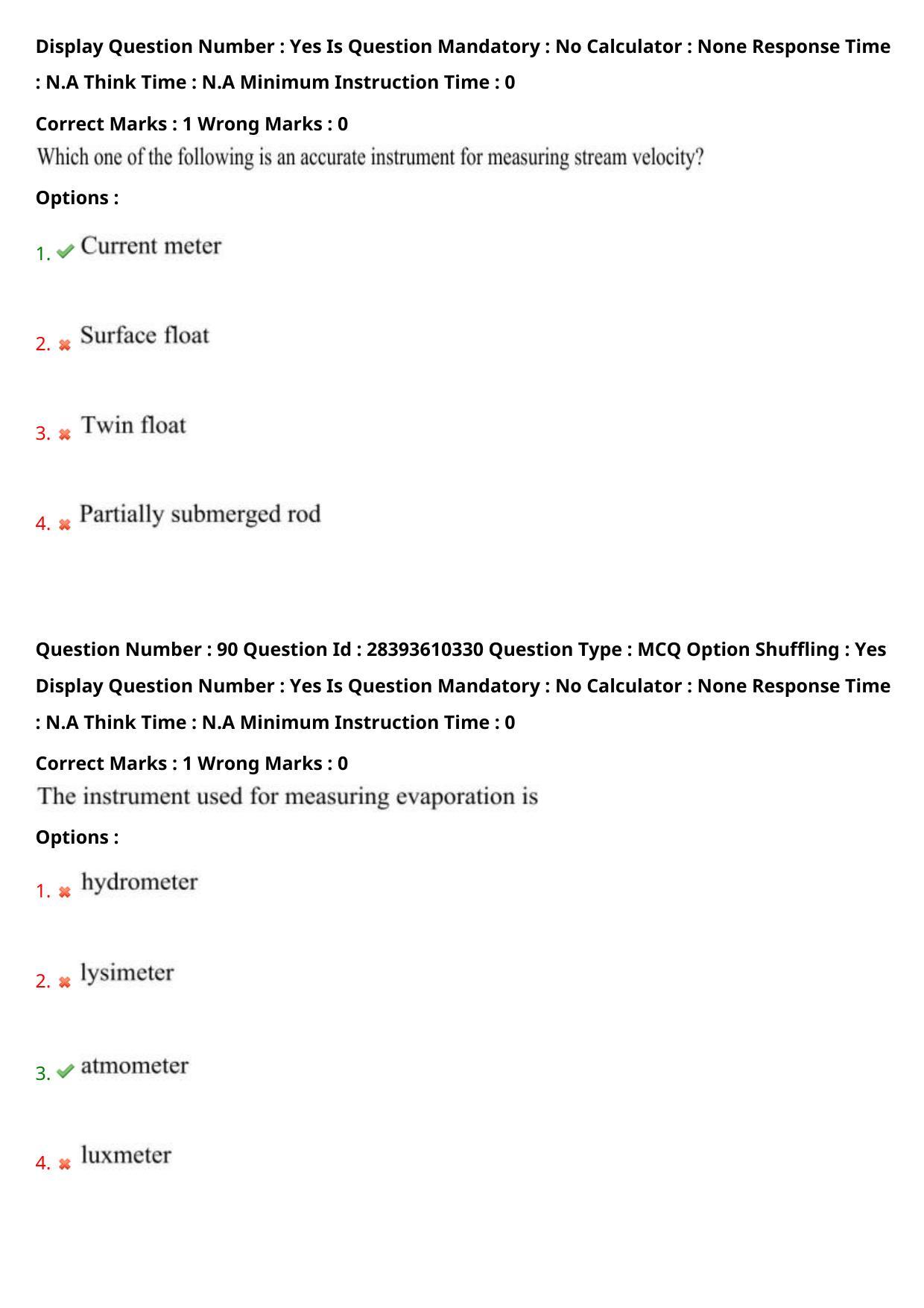 TS PGECET 2023: EM - ENVIRONMENTAL MANAGEMENT Question Papers - Page 50