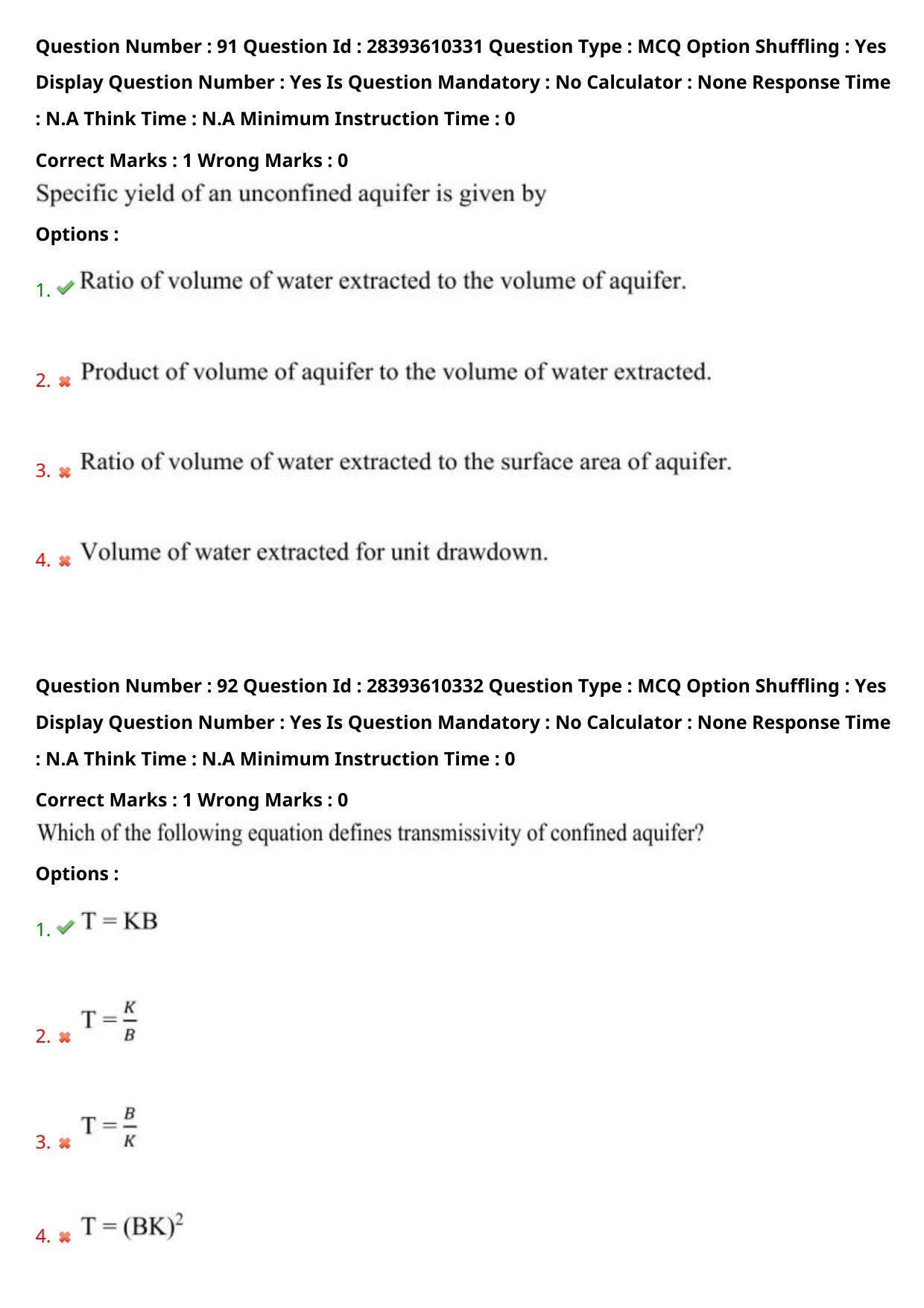 TS PGECET 2023: EM - ENVIRONMENTAL MANAGEMENT Question Papers - Page 51