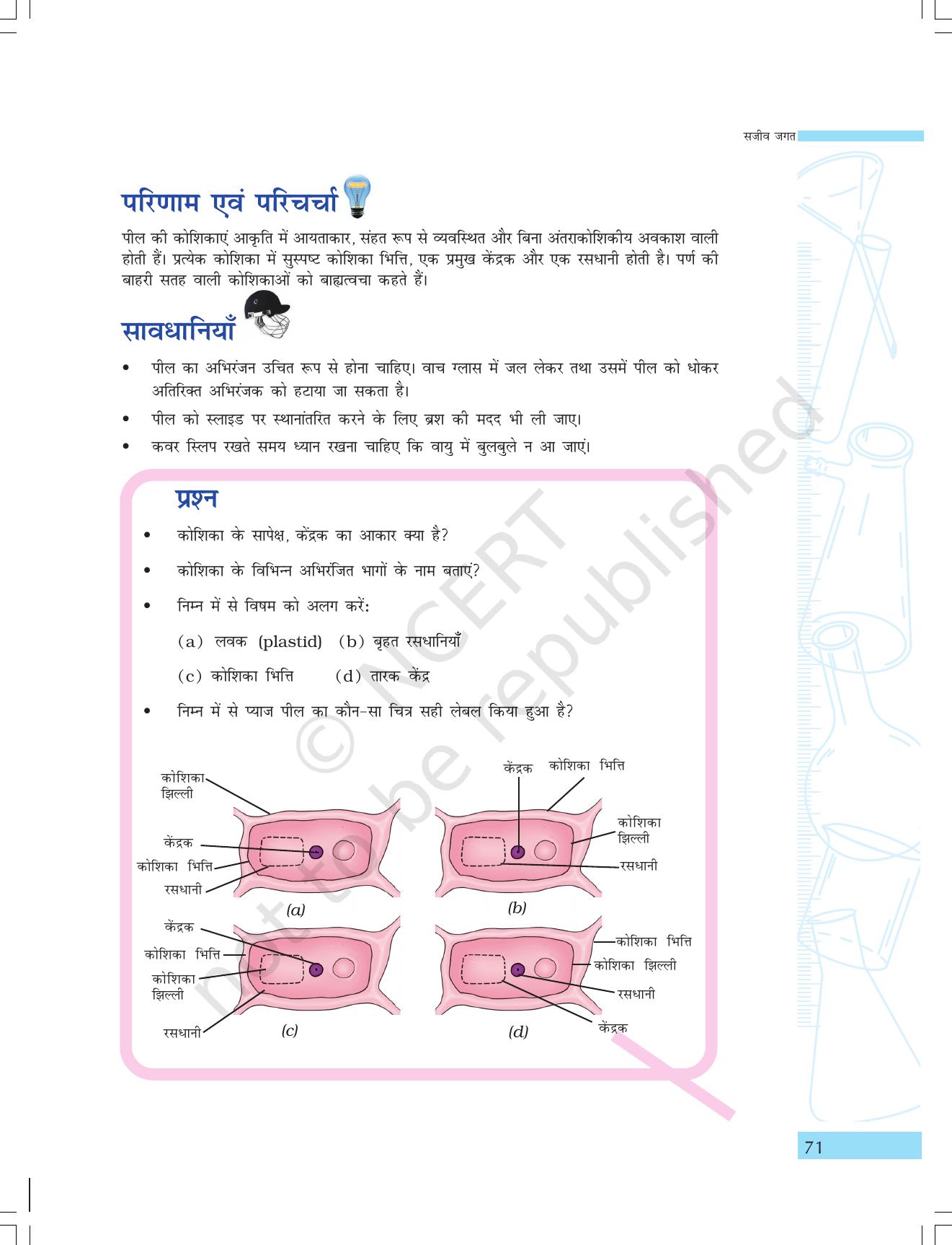NCERT Laboratory Manuals for Class IX विज्ञान - सजीव जगत - Page 3