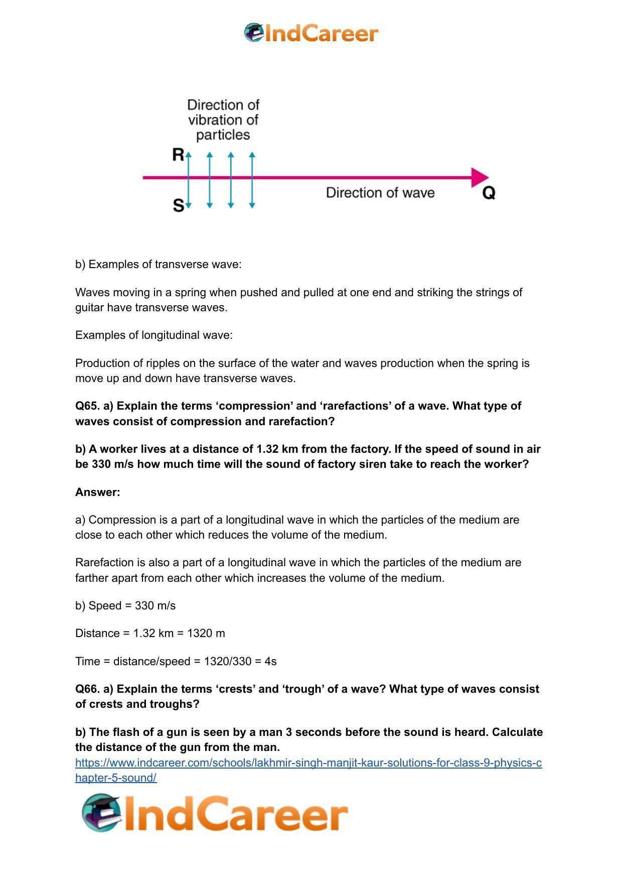 Lakhmir Singh Manjit Kaur Solutions for Class 9 Physics: Chapter 5- Sound - Page 19