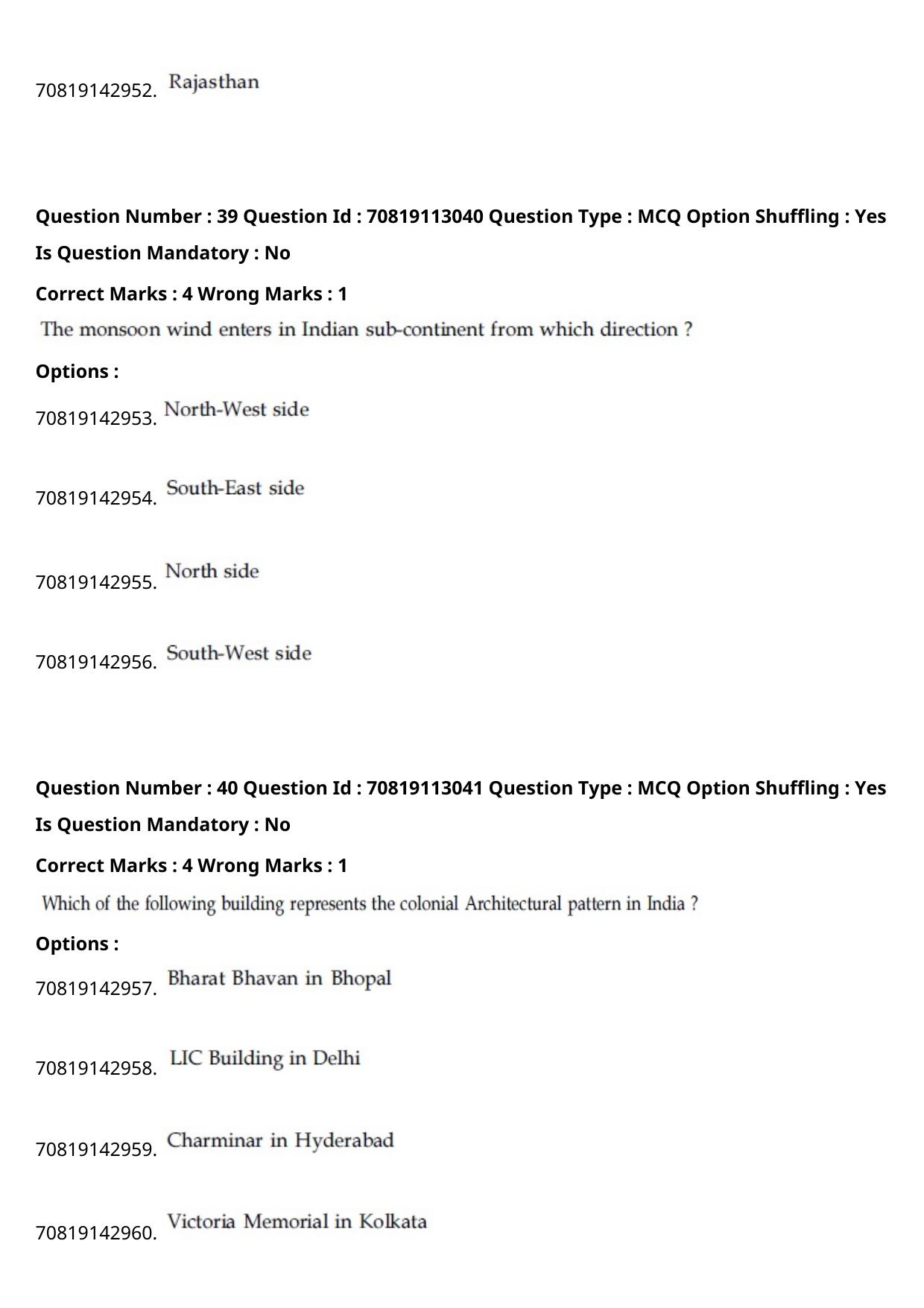 JEE Mains 2021: B Planning English (Shift 2) 23-02-2021 Question Paper - Page 24