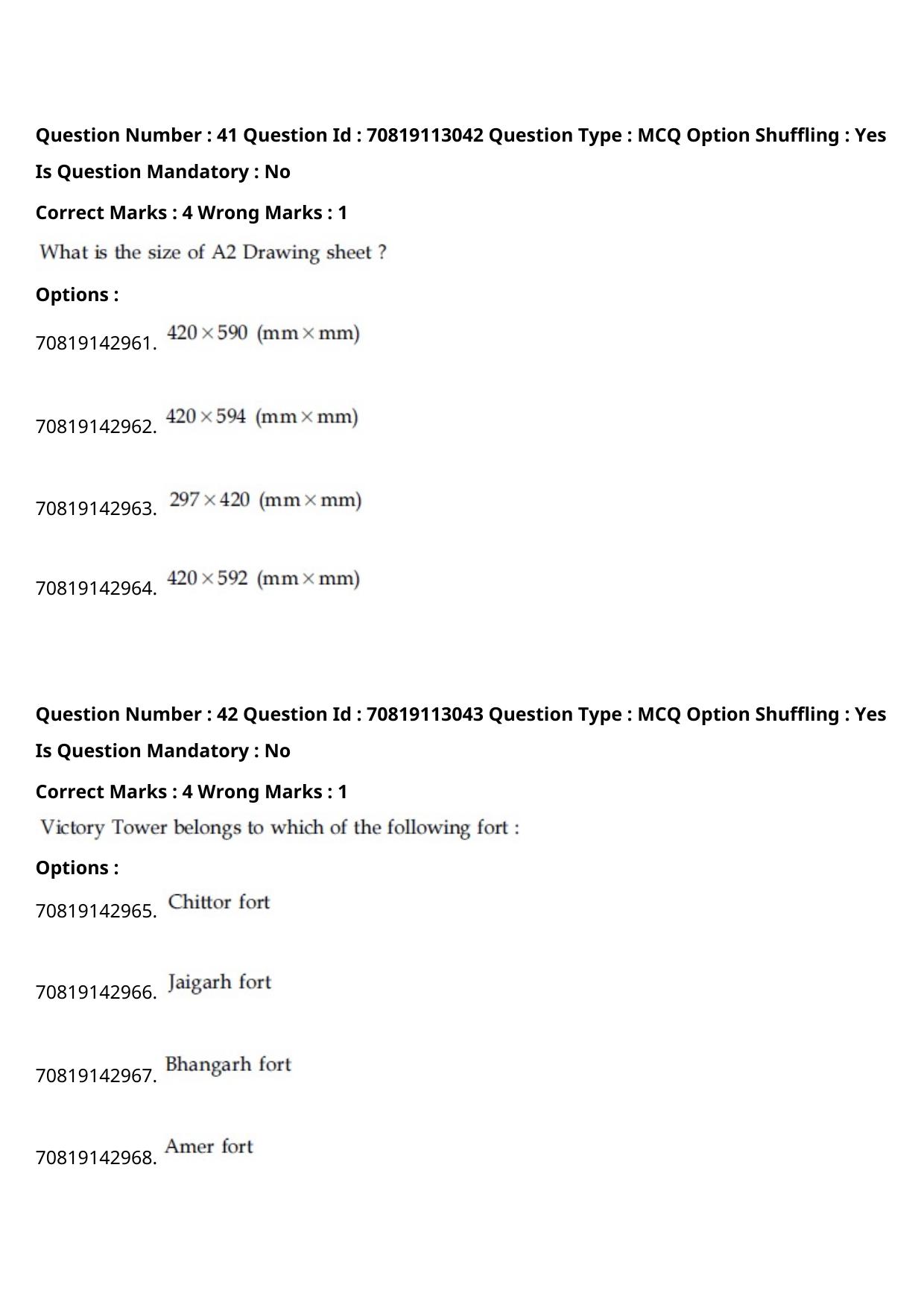 JEE Mains 2021: B Planning English (Shift 2) 23-02-2021 Question Paper - Page 25