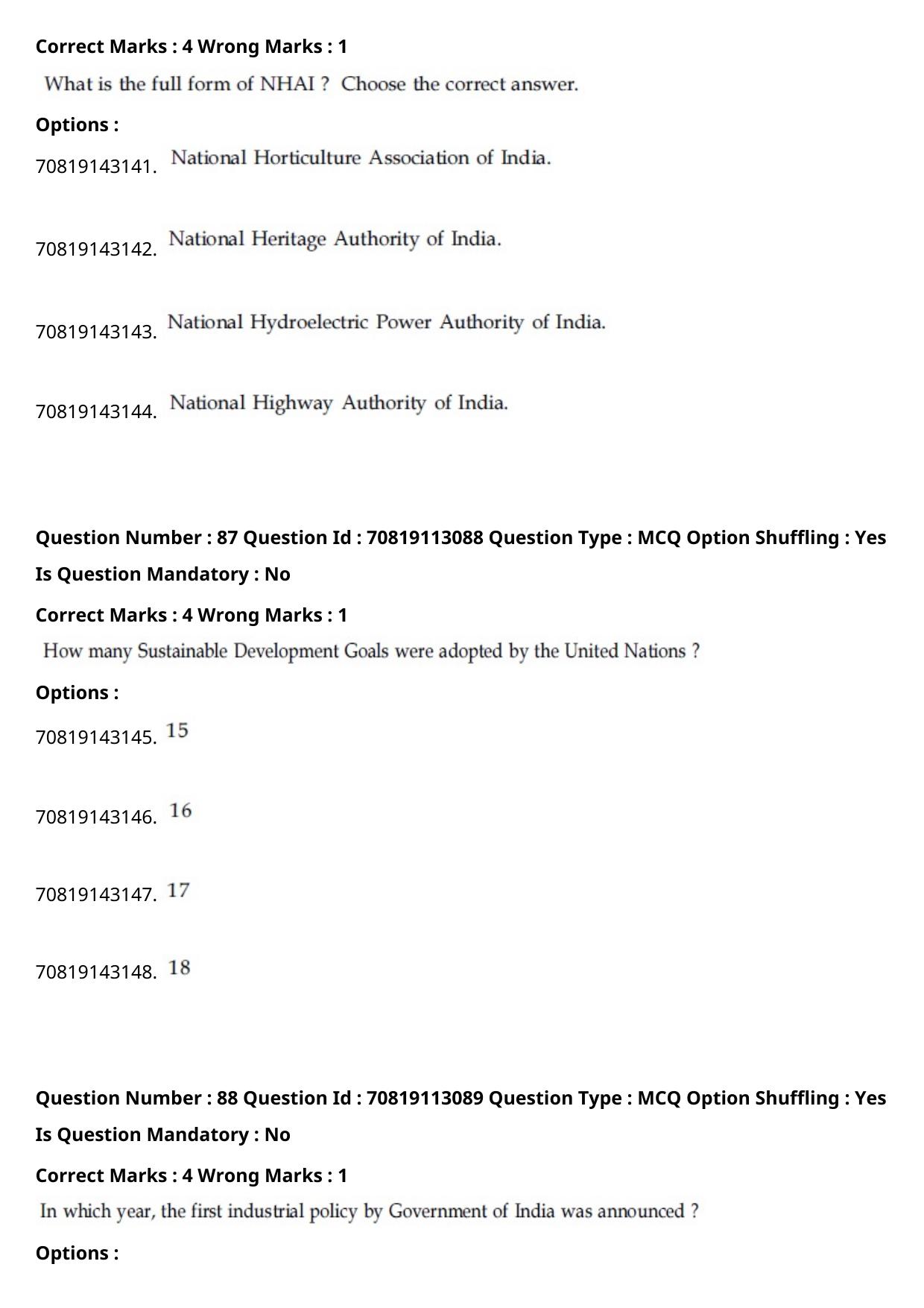 JEE Mains 2021: B Planning English (Shift 2) 23-02-2021 Question Paper - Page 61