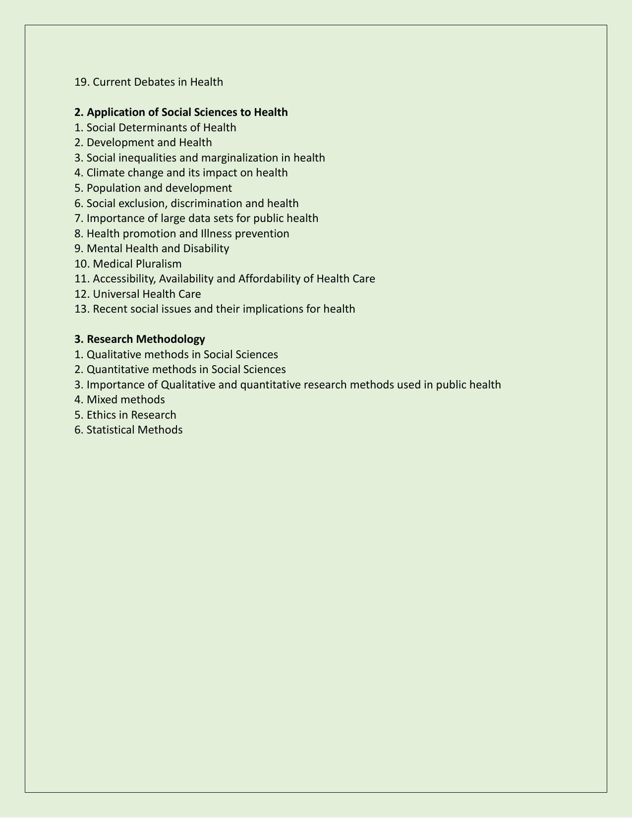 NTA PhD Entrance Exam Social Sciences in Health Syllabus - Page 2