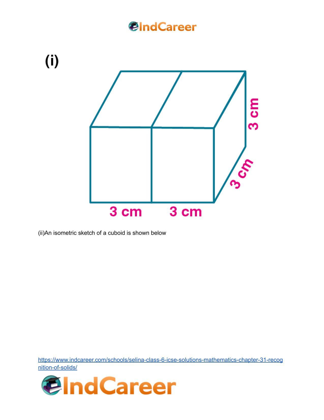 Selina Class 6 ICSE Solutions Mathematics : Chapter 31- Recognition of Solids - Page 6