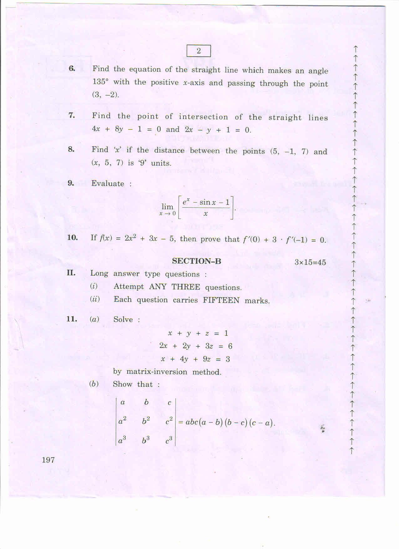 AP 2nd Year General Question Paper March - 2020 - BRIDGE COURSE MATHS I (EM) - Page 2