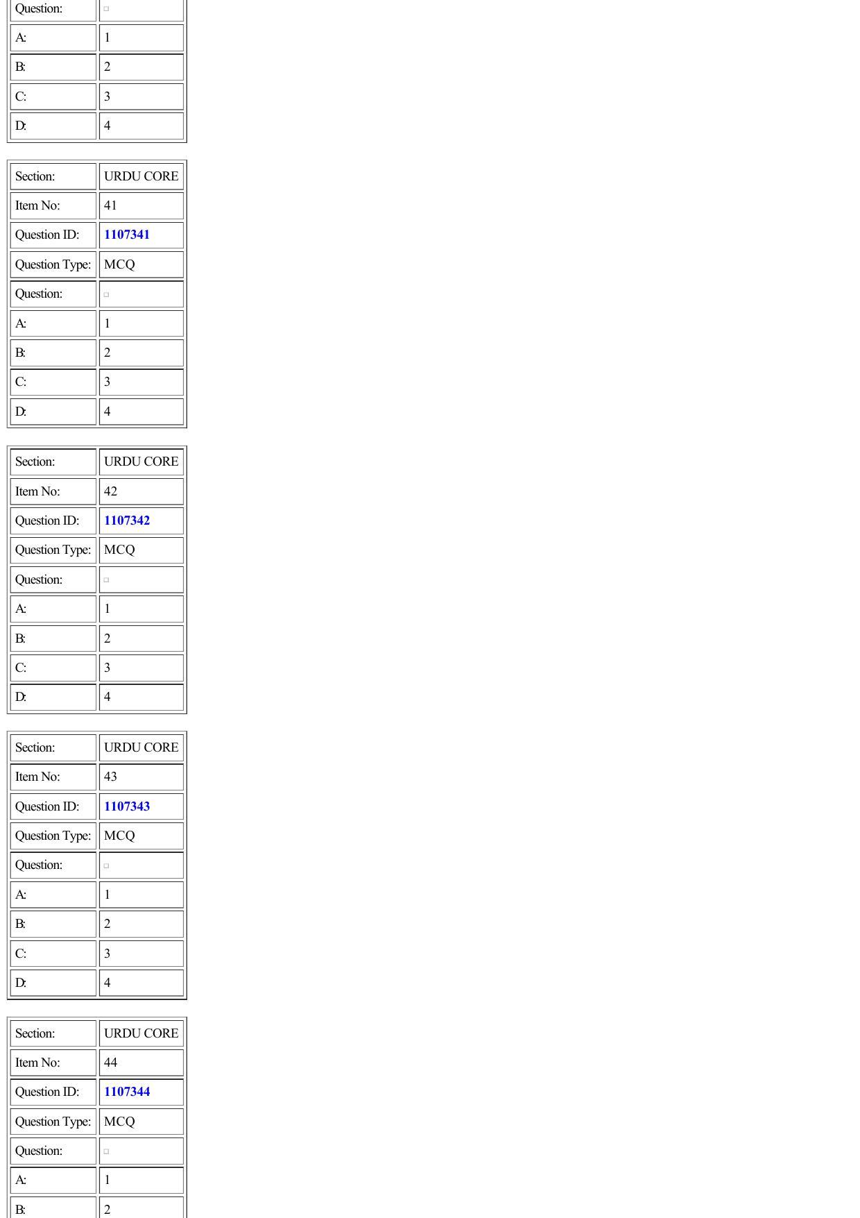 CUET 2022 Question Paper of Urdu - Page 11