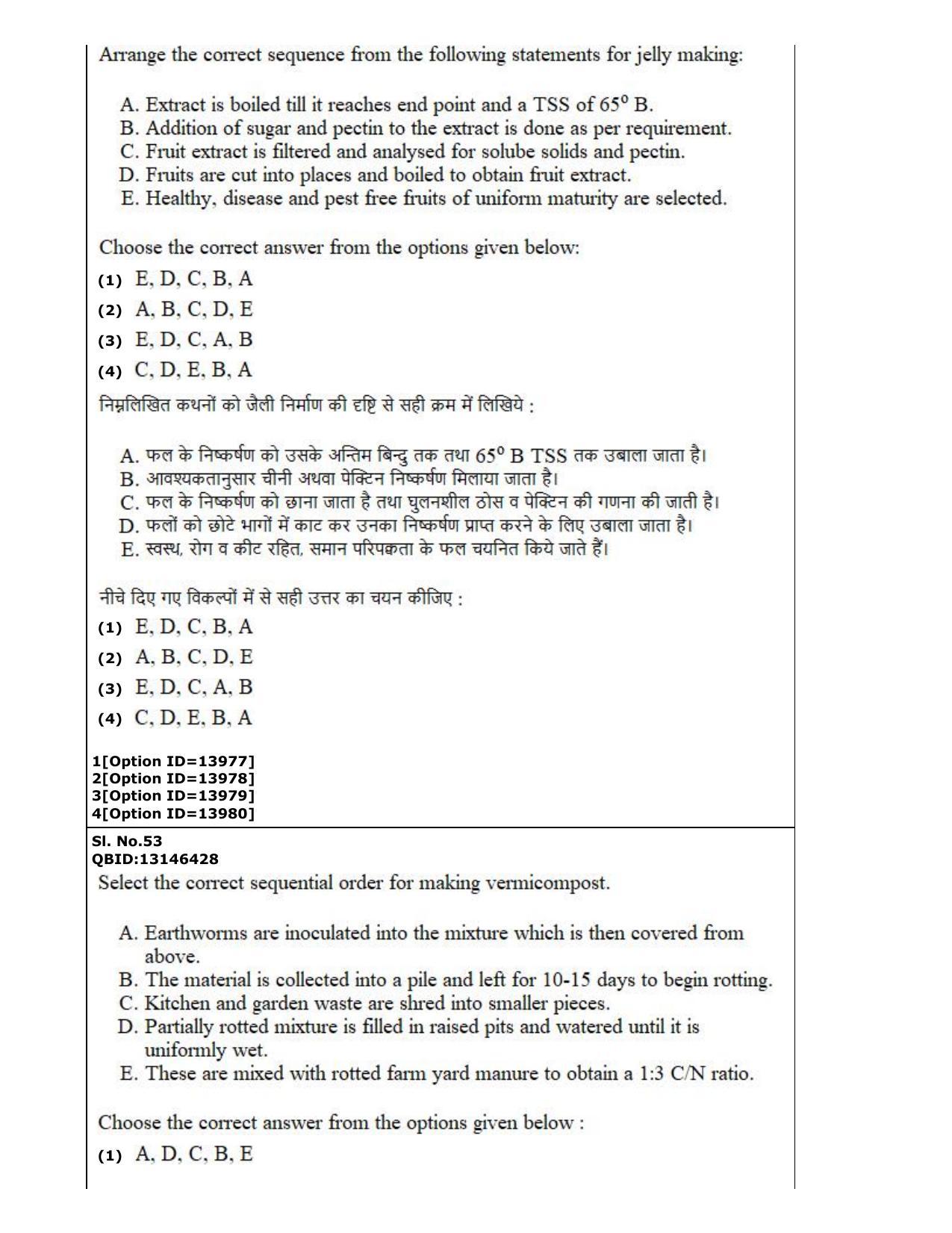CUET (PG) 2022: PGQP-33 Horticulture (05-09-2022) Question Paper - Page 34