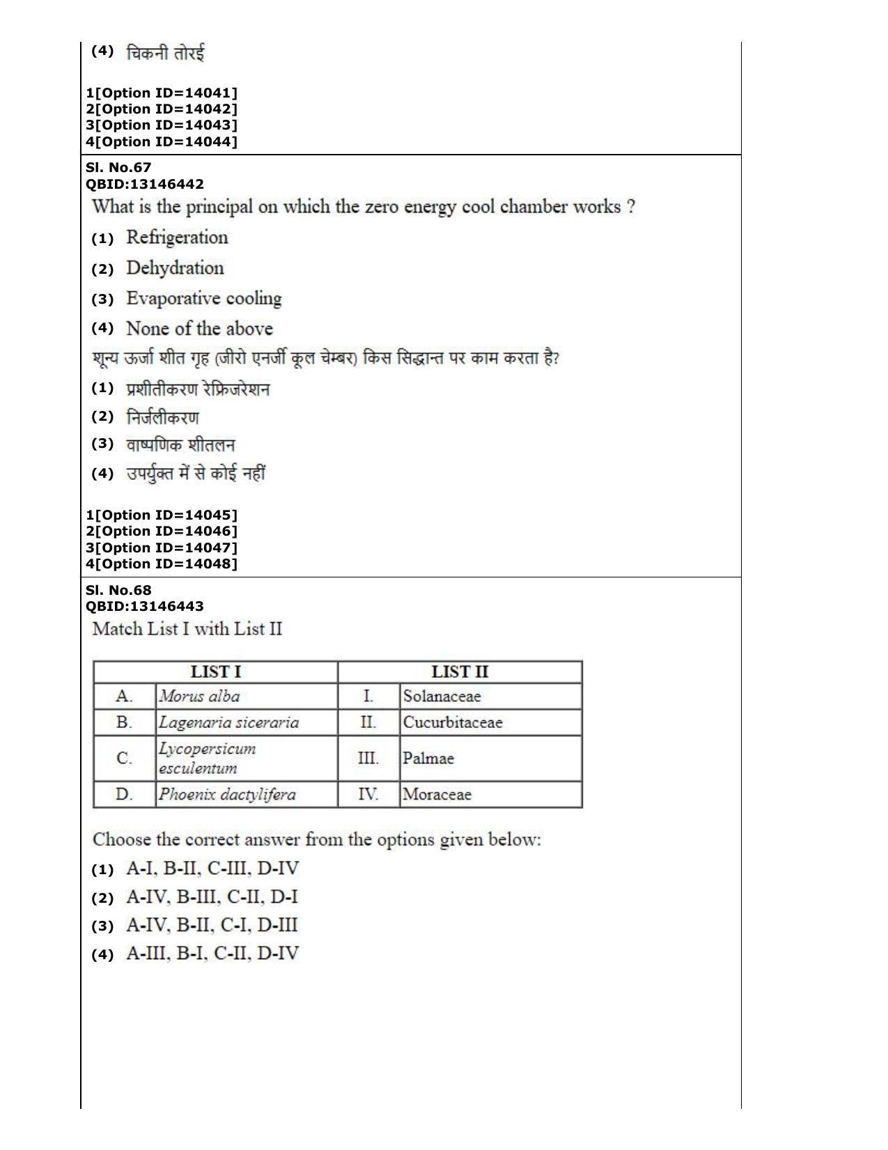 CUET (PG) 2022: PGQP-33 Horticulture (05-09-2022) Question Paper - Page 42