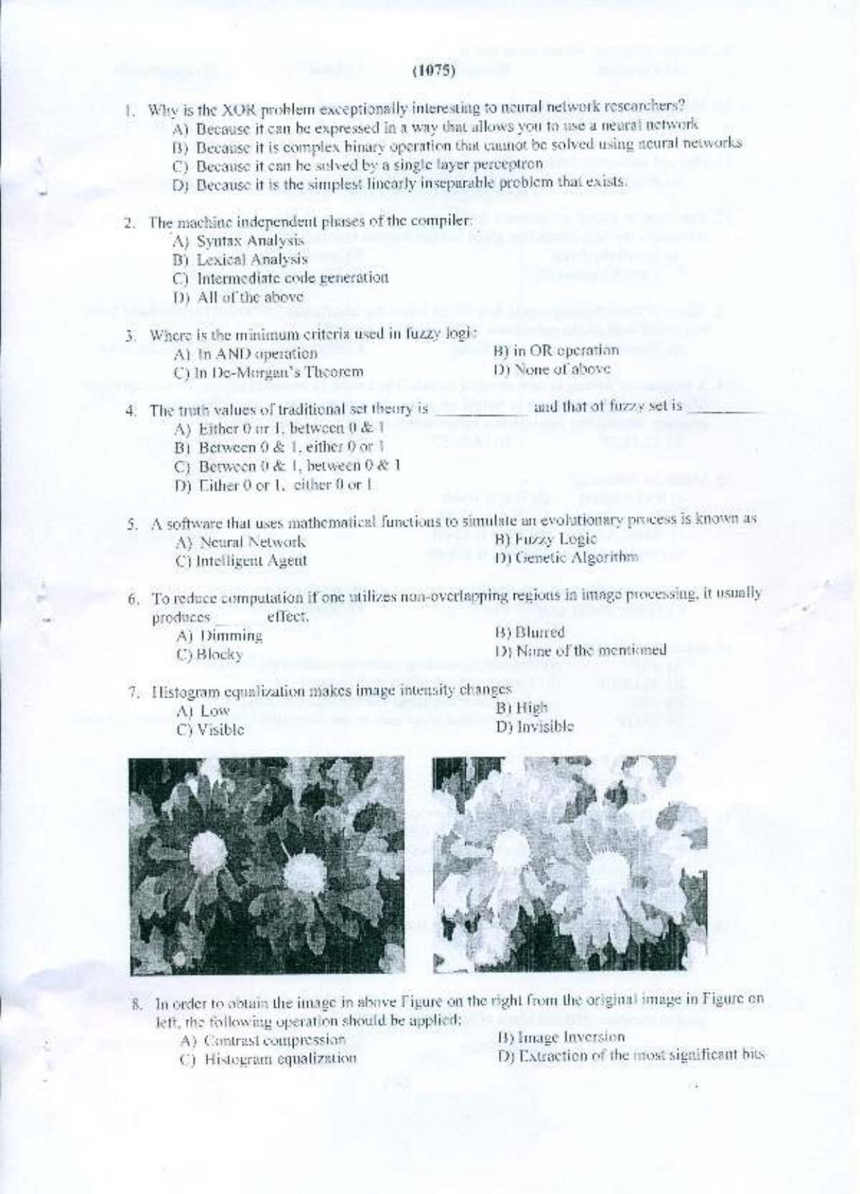 PU MPET Information Technology 2015 Question Paper - Page 2