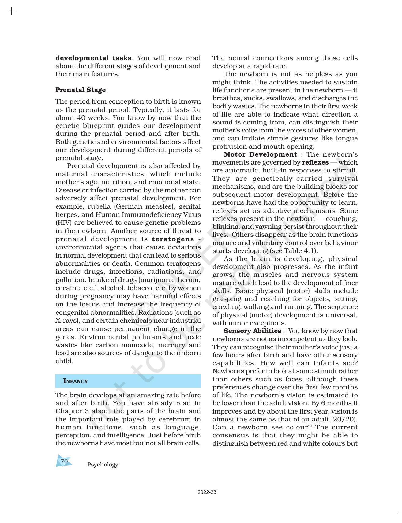 NCERT Book for Class 11 Psychology Chapter 4 Human Development - Page 7