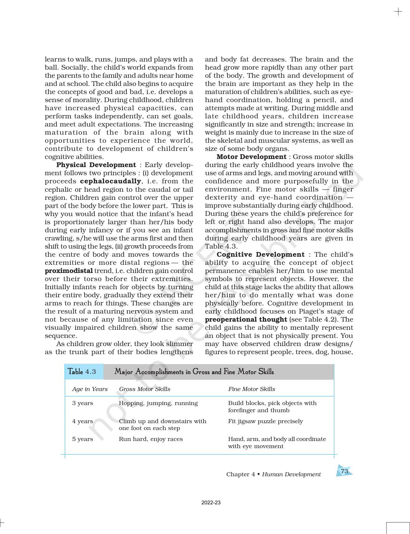 NCERT Book for Class 11 Psychology Chapter 4 Human Development - Page 10