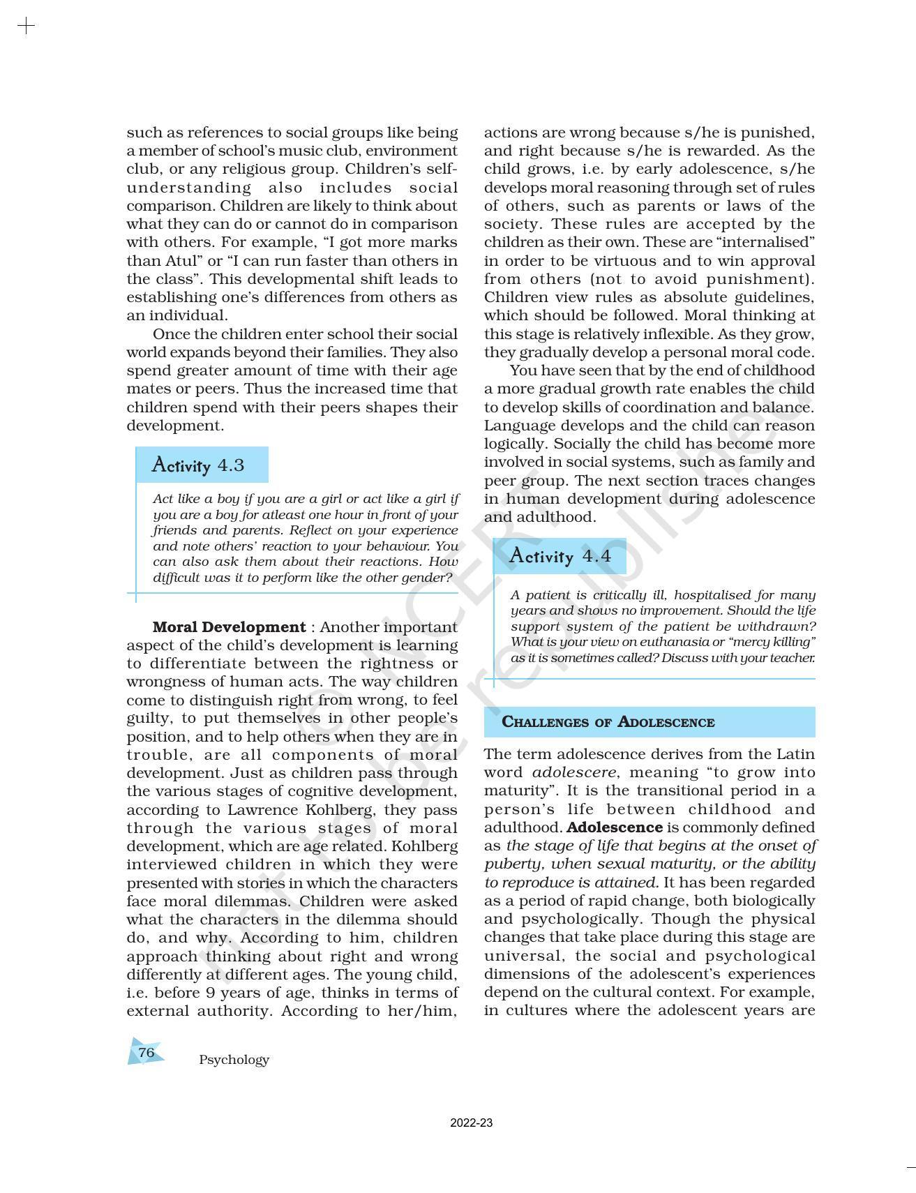NCERT Book For Class 11 Psychology Chapter 4 Human ncert-book-for-class-11-psychology-chapter-4-human