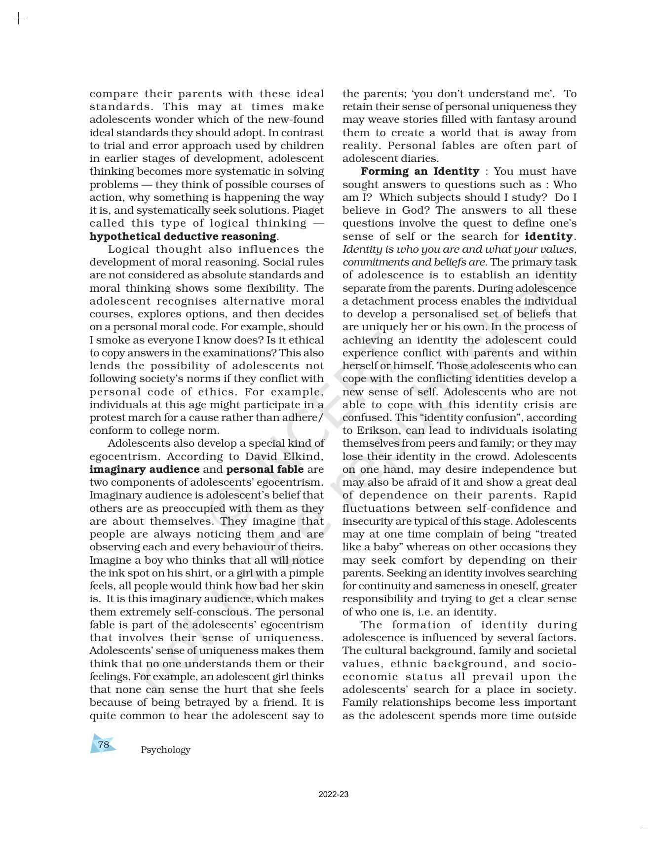 NCERT Book for Class 11 Psychology Chapter 4 Human Development - Page 15