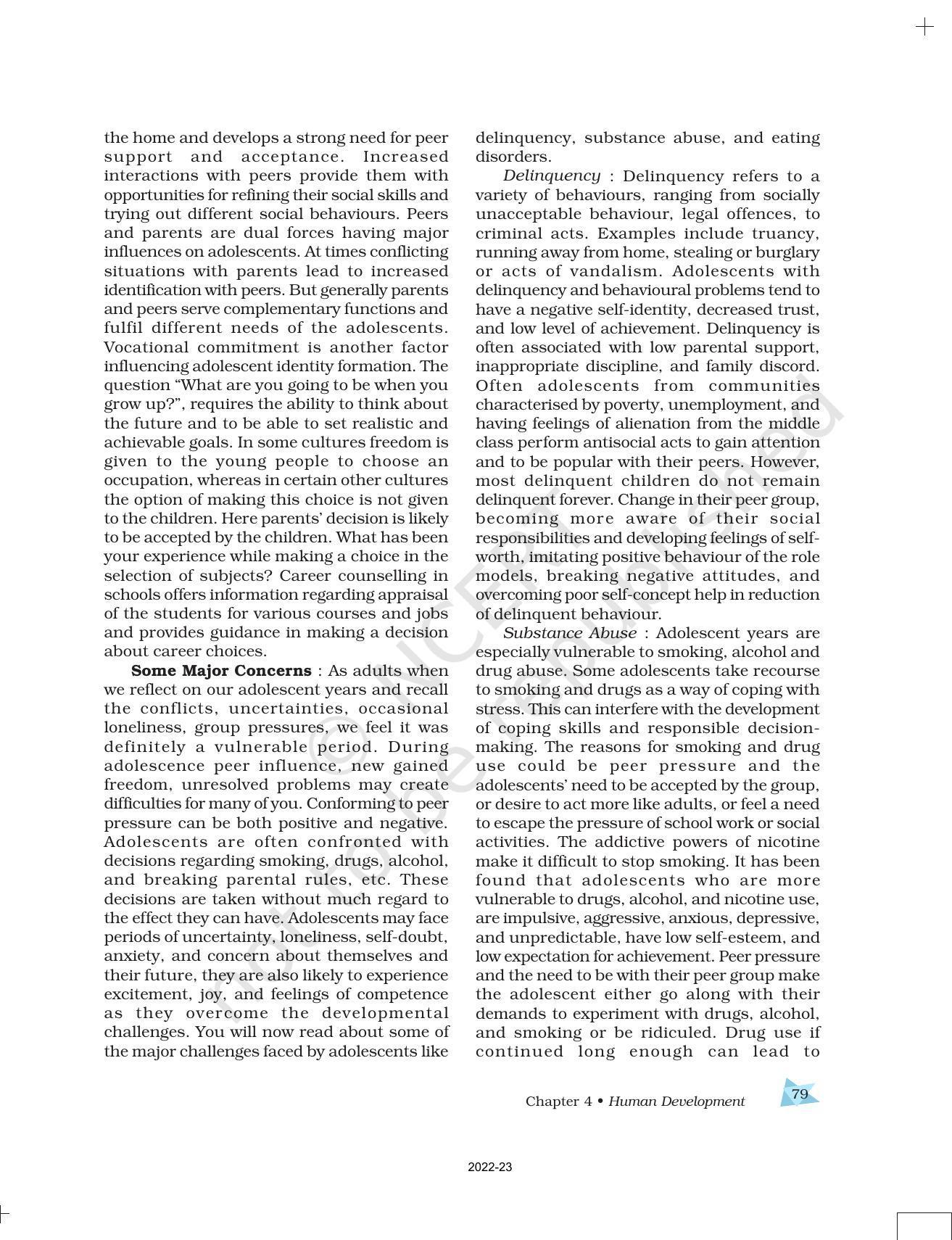 NCERT Book for Class 11 Psychology Chapter 4 Human Development - Page 16
