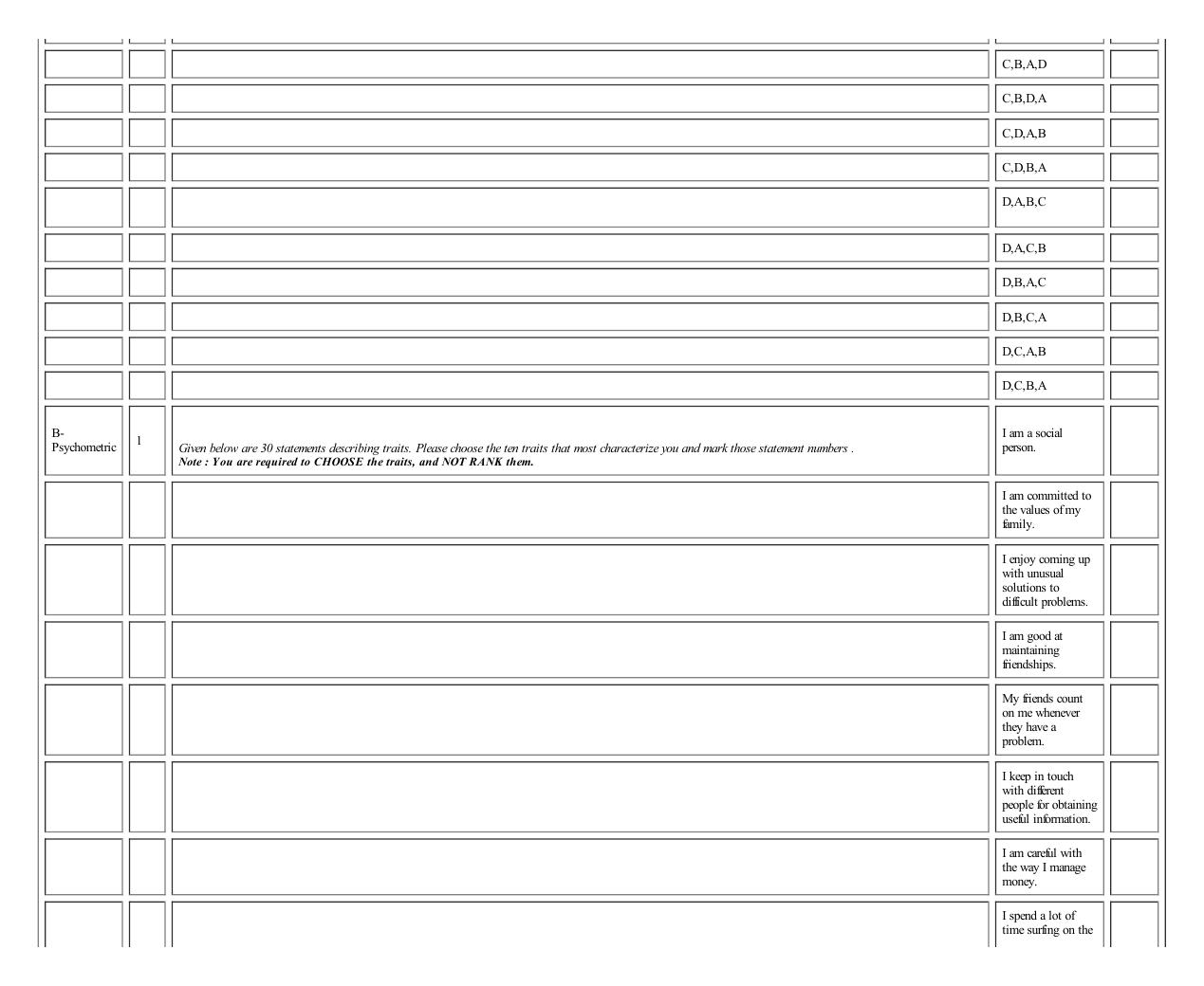 MICAT Sample Questions 3 - Page 4