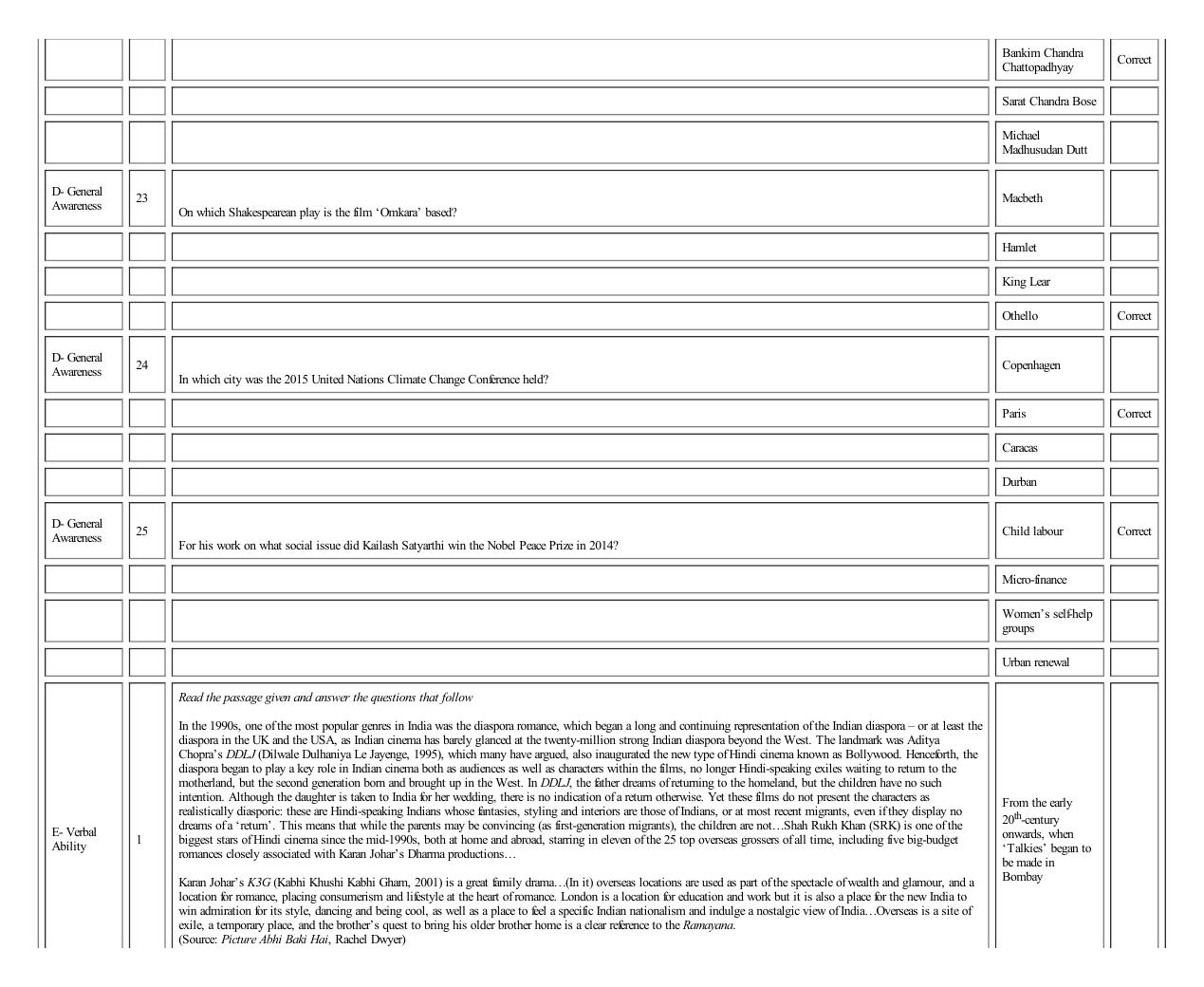 MICAT Sample Questions 3 - Page 31