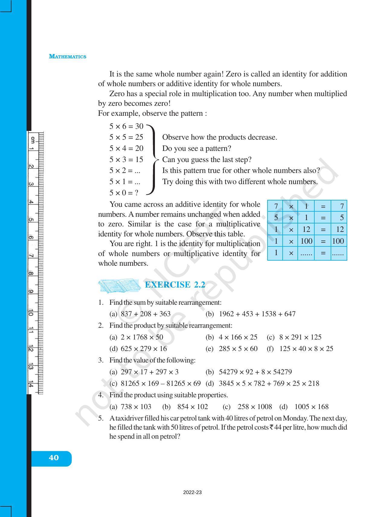 NCERT Book for Class 6 Maths: Chapter 2-Whole Numbers - Page 13