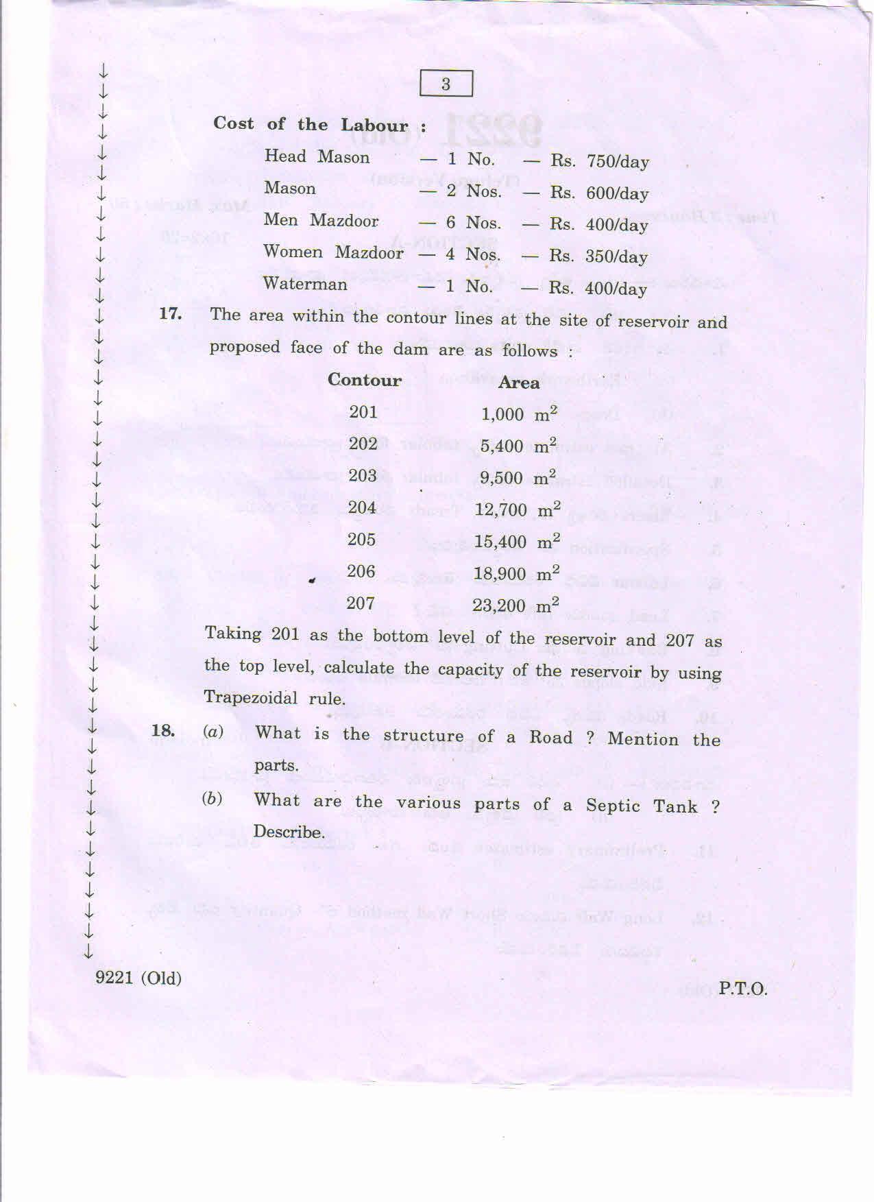 AP Inter 2nd Year Vocational Question Paper March - 2020 - Estimating Costing-II(old) - Page 3