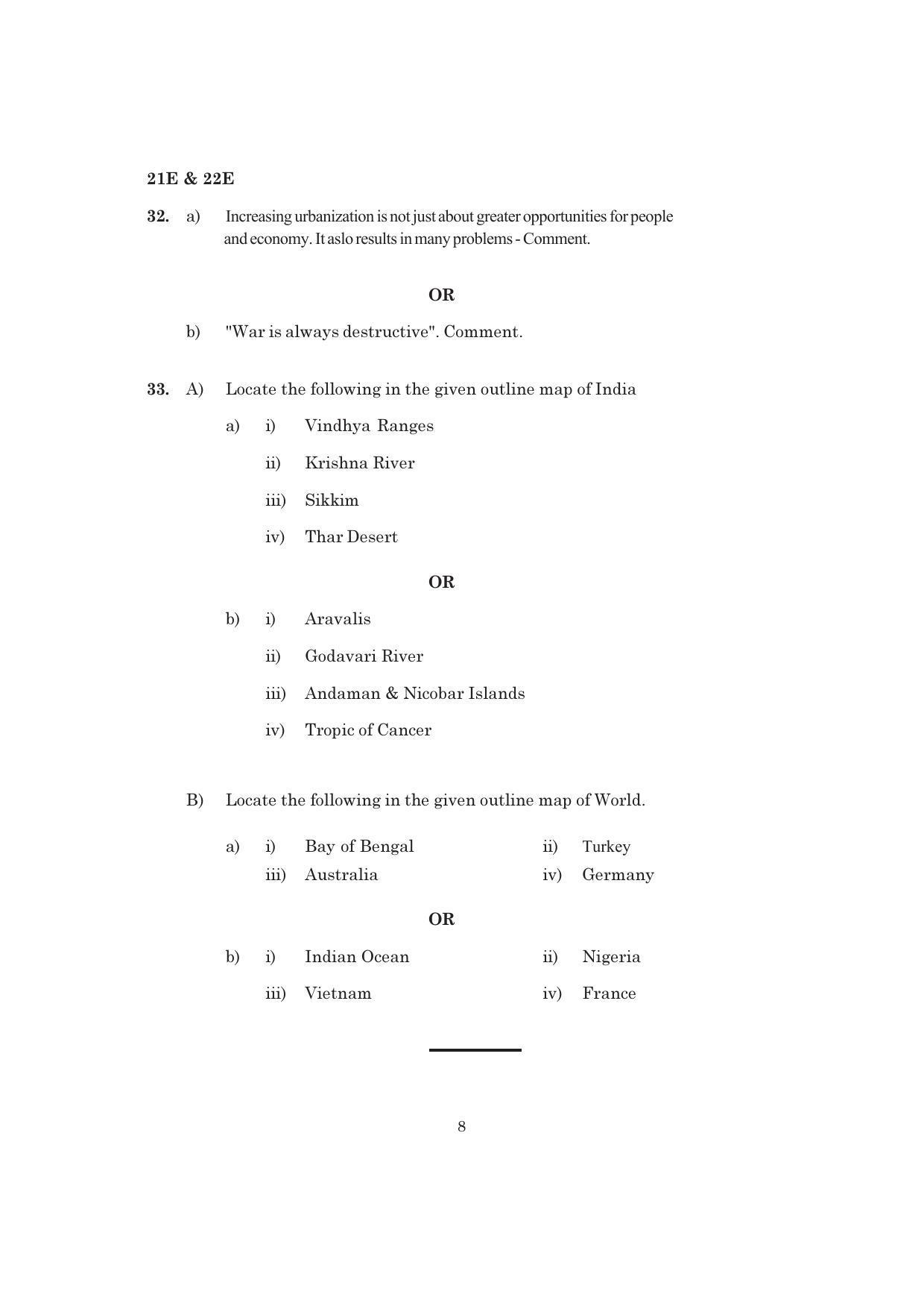 AP Board 10th SOCIAL PAPER - I & II (ENGLISH - MEDIUM) Model Paper 2023 - Page 8