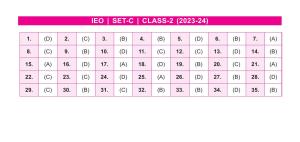 SOF IEO Class 2 SET C 2023-24 Answer Key