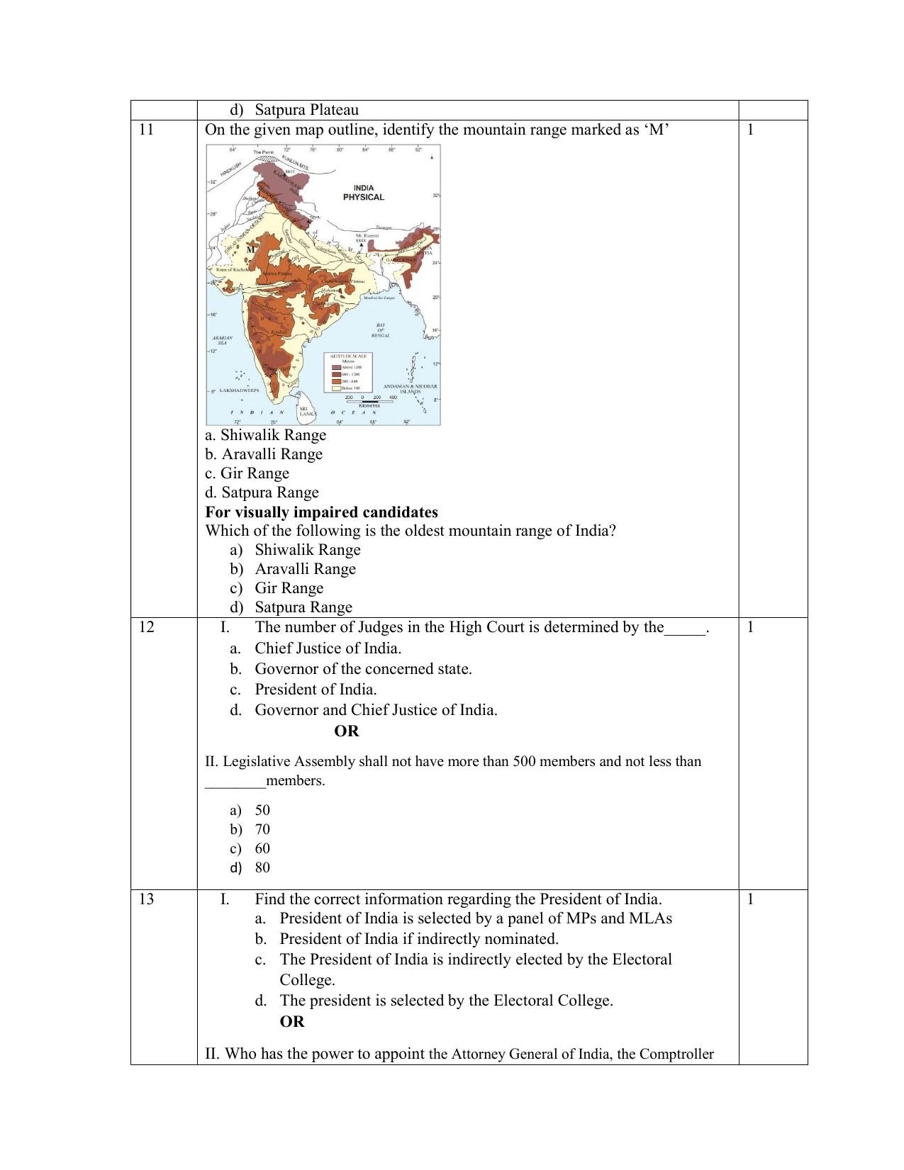 NIOS Class 10 Social Science (213) Sample Paper - Page 5