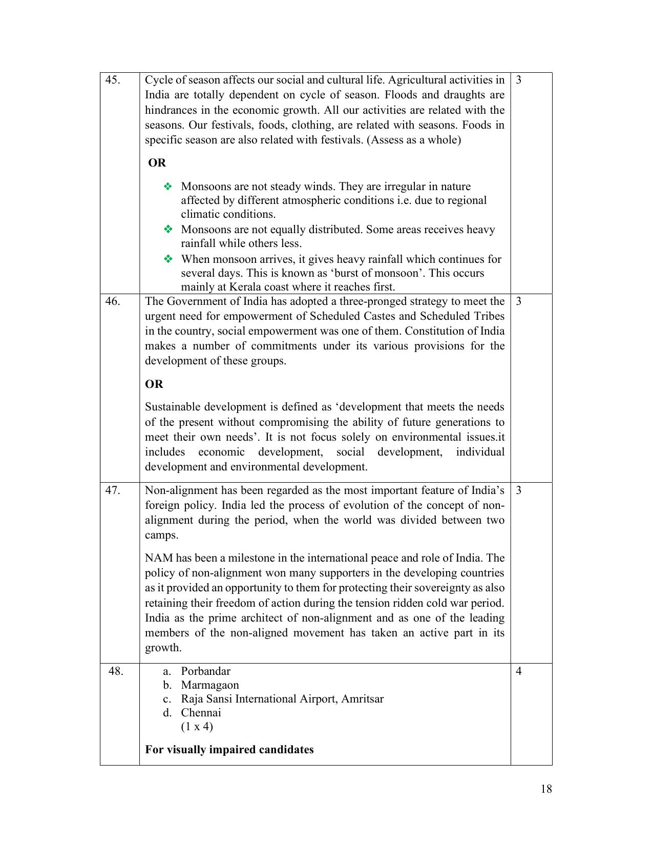NIOS Class 10 Social Science (213) Sample Paper - Page 17