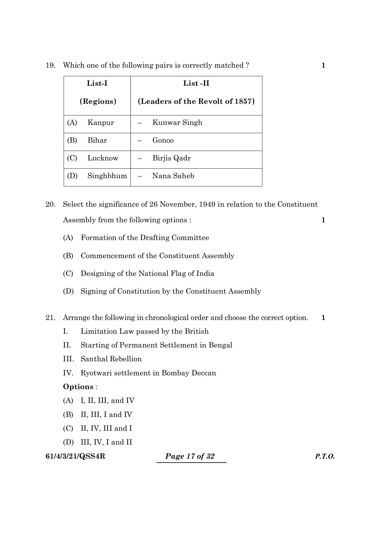 CBSE Class 12 61-4-3 History 2024 Question Paper - Page 17