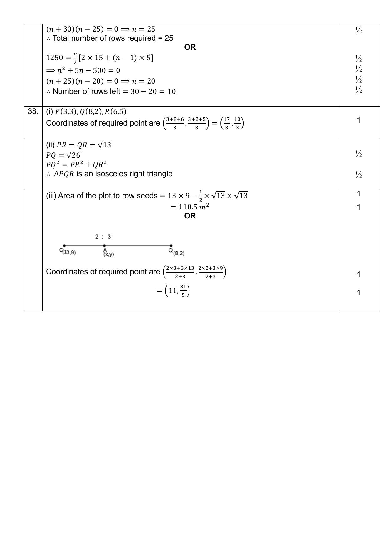 CBSE Class 10 Mathematics Set 2 Practice Questions 2023-24 - Page 7