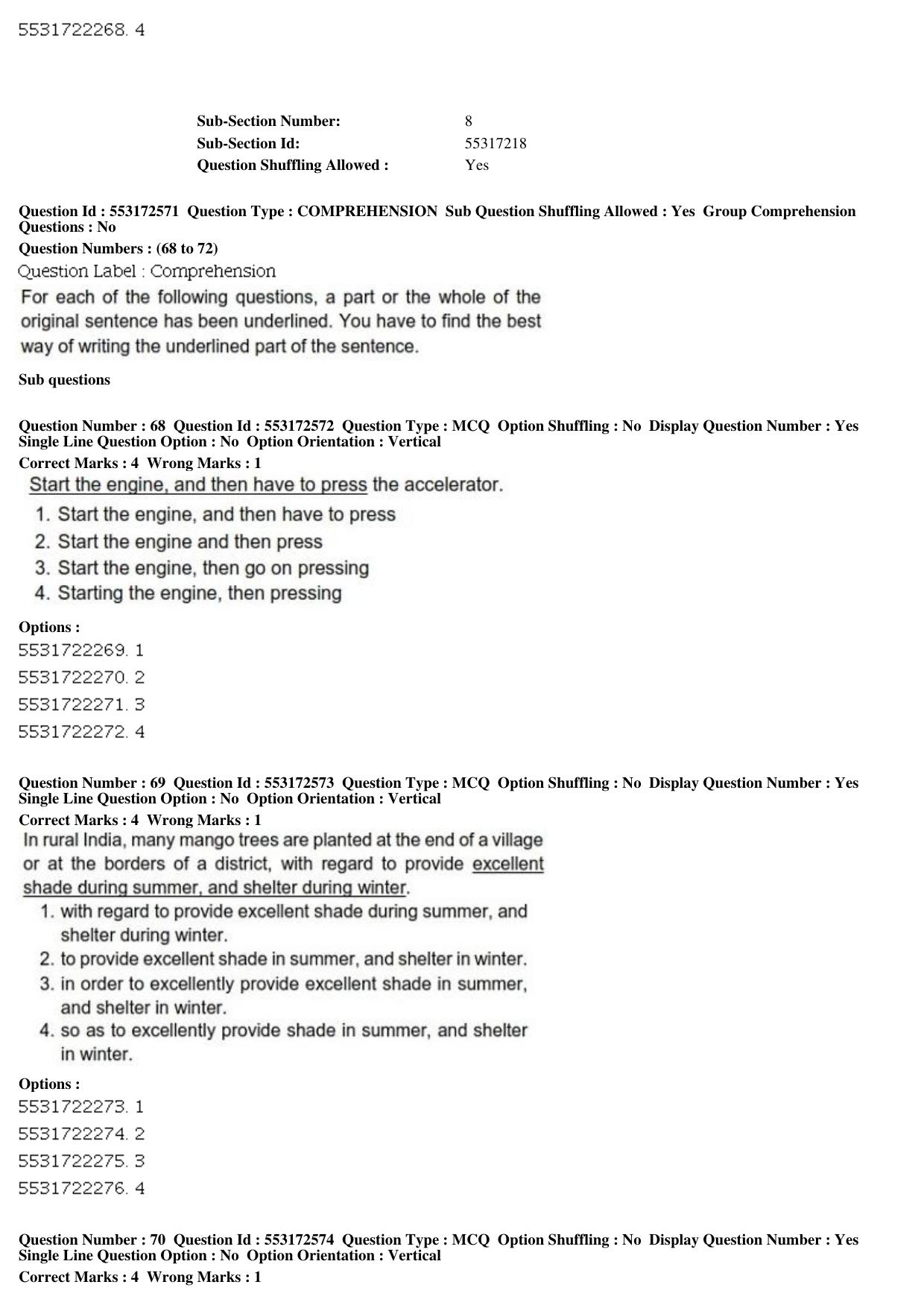 ICAR AIEEA PG 2019 AGRI BUSINESS MANAGEMENT Question Paper - Page 26