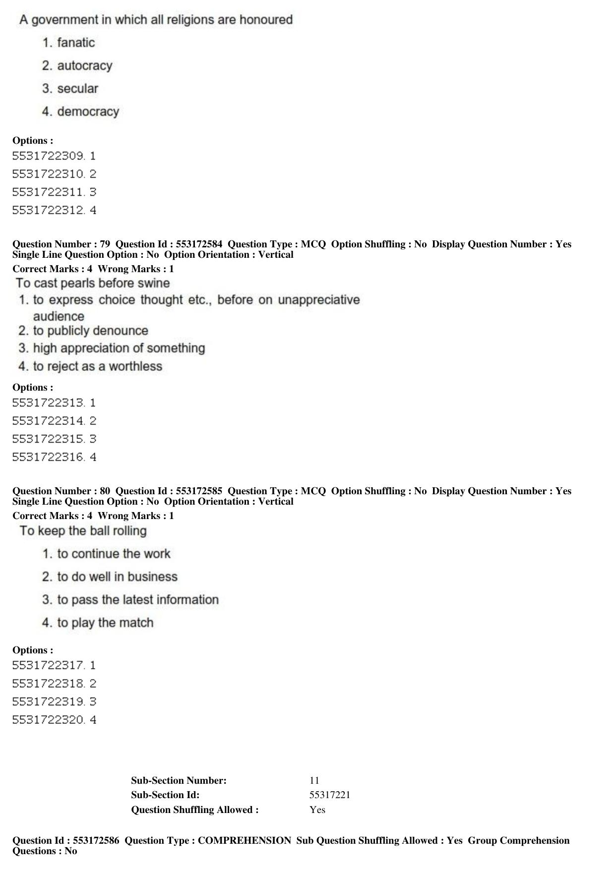 ICAR AIEEA PG 2019 AGRI BUSINESS MANAGEMENT Question Paper - Page 30