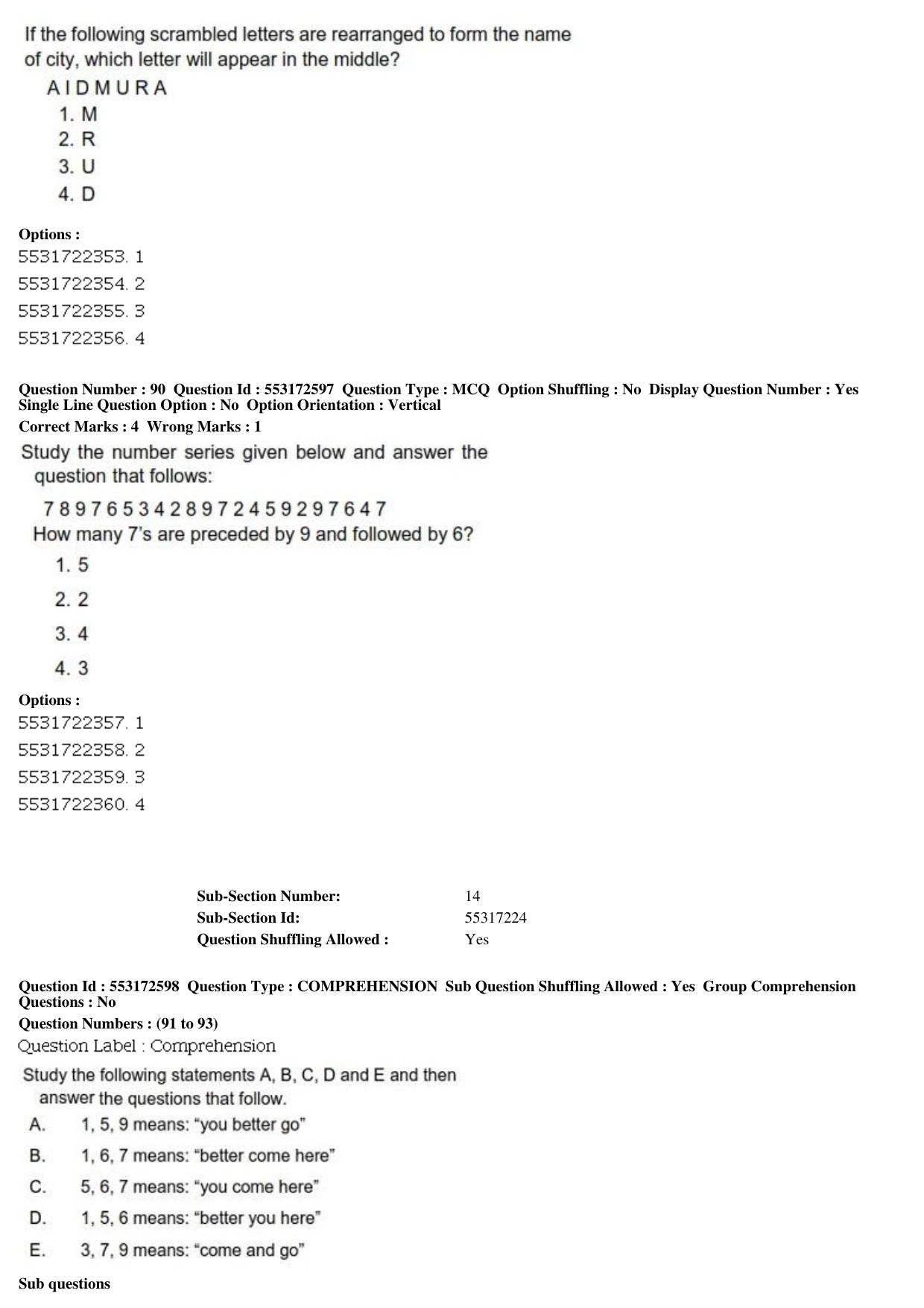 ICAR AIEEA PG 2019 AGRI BUSINESS MANAGEMENT Question Paper - Page 34