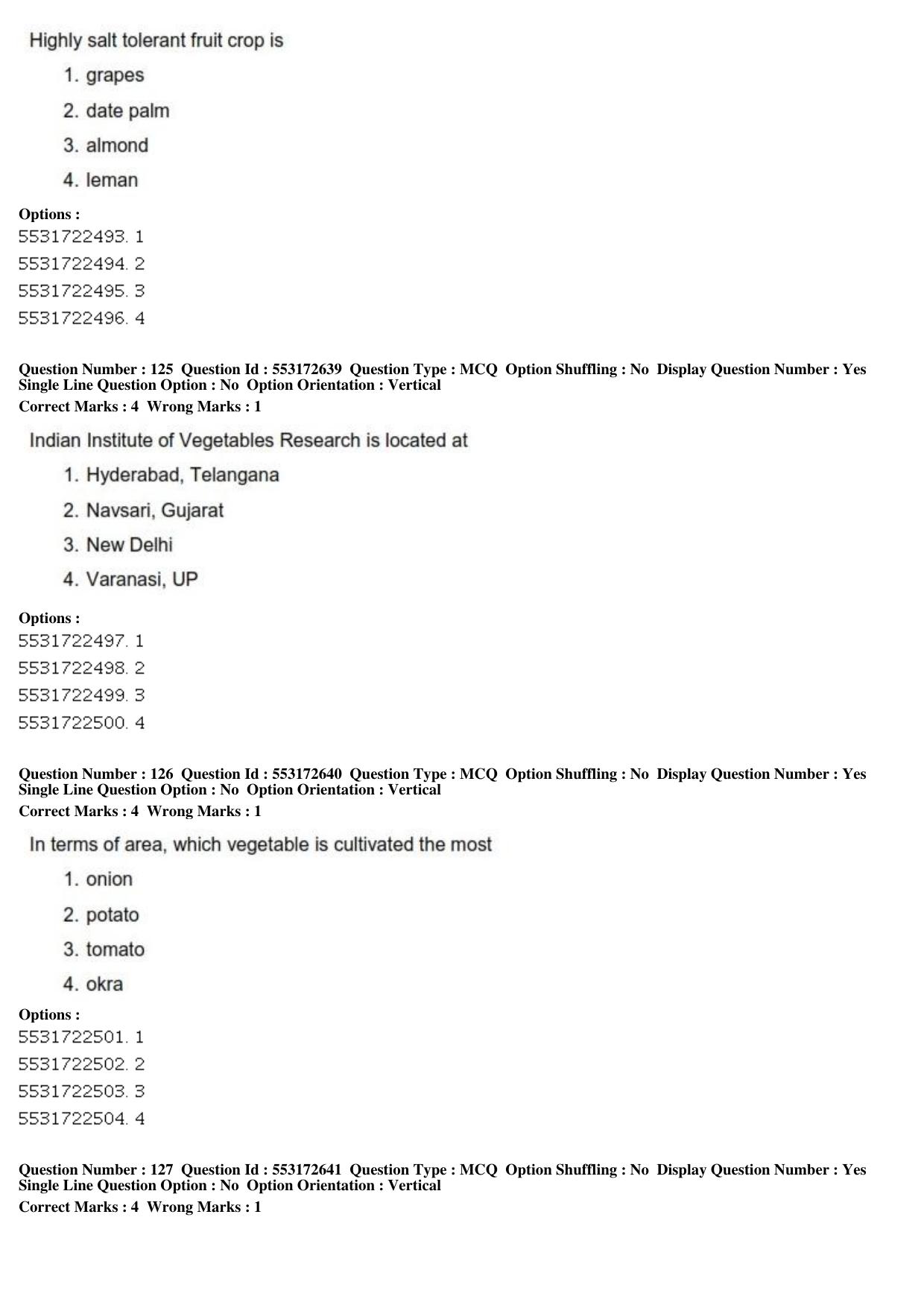 ICAR AIEEA PG 2019 AGRI BUSINESS MANAGEMENT Question Paper - Page 49