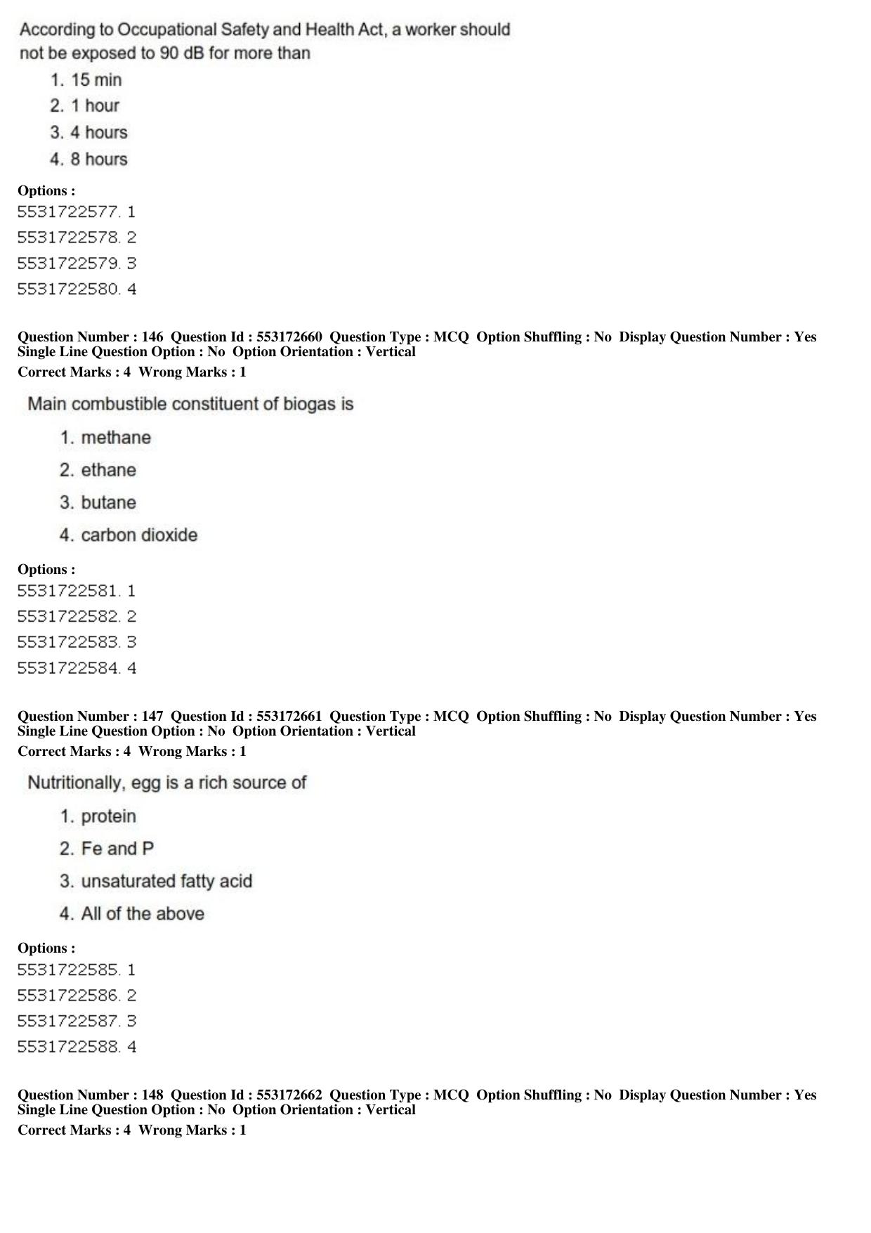 ICAR AIEEA PG 2019 AGRI BUSINESS MANAGEMENT Question Paper - Page 56