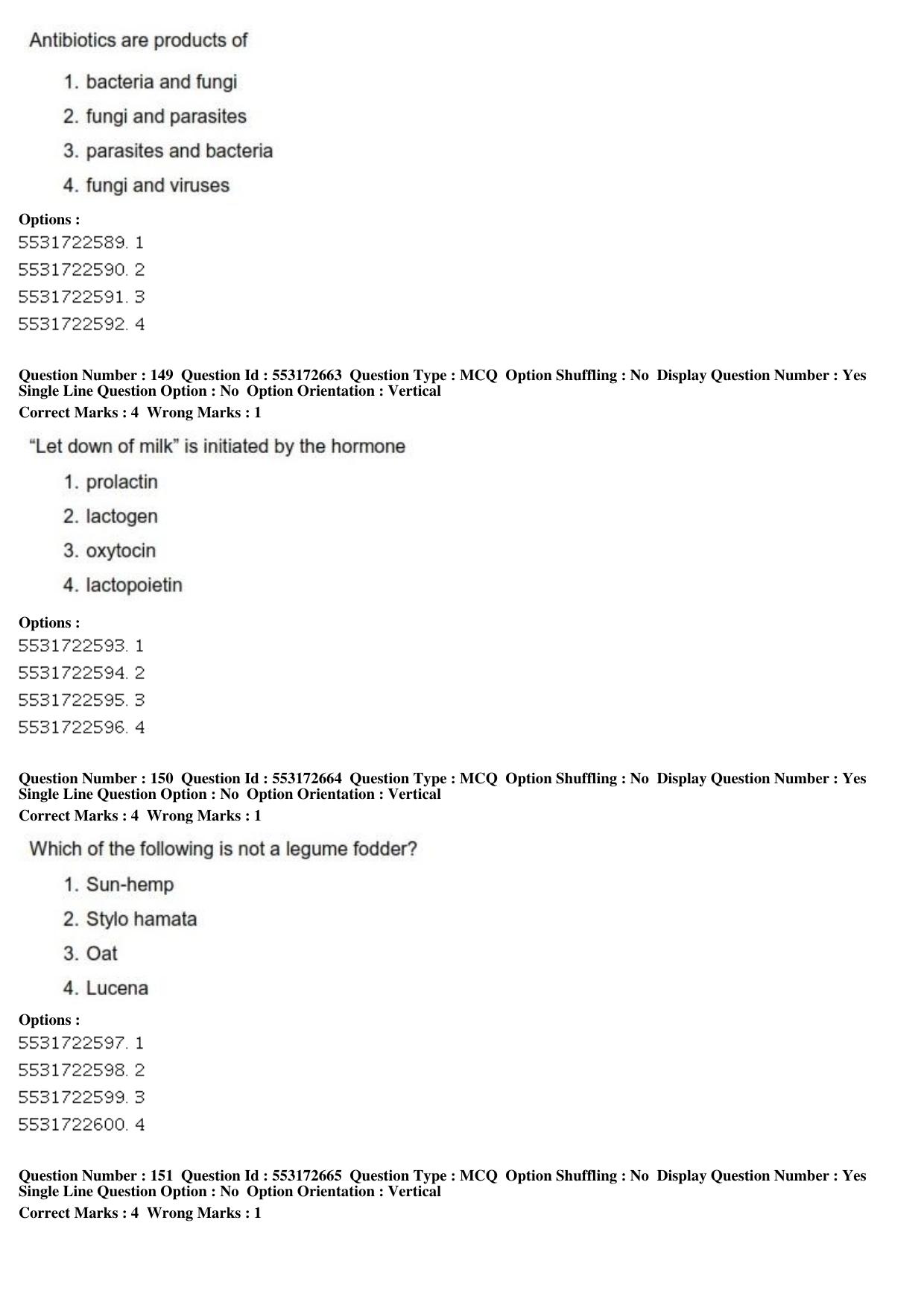 ICAR AIEEA PG 2019 AGRI BUSINESS MANAGEMENT Question Paper - Page 57