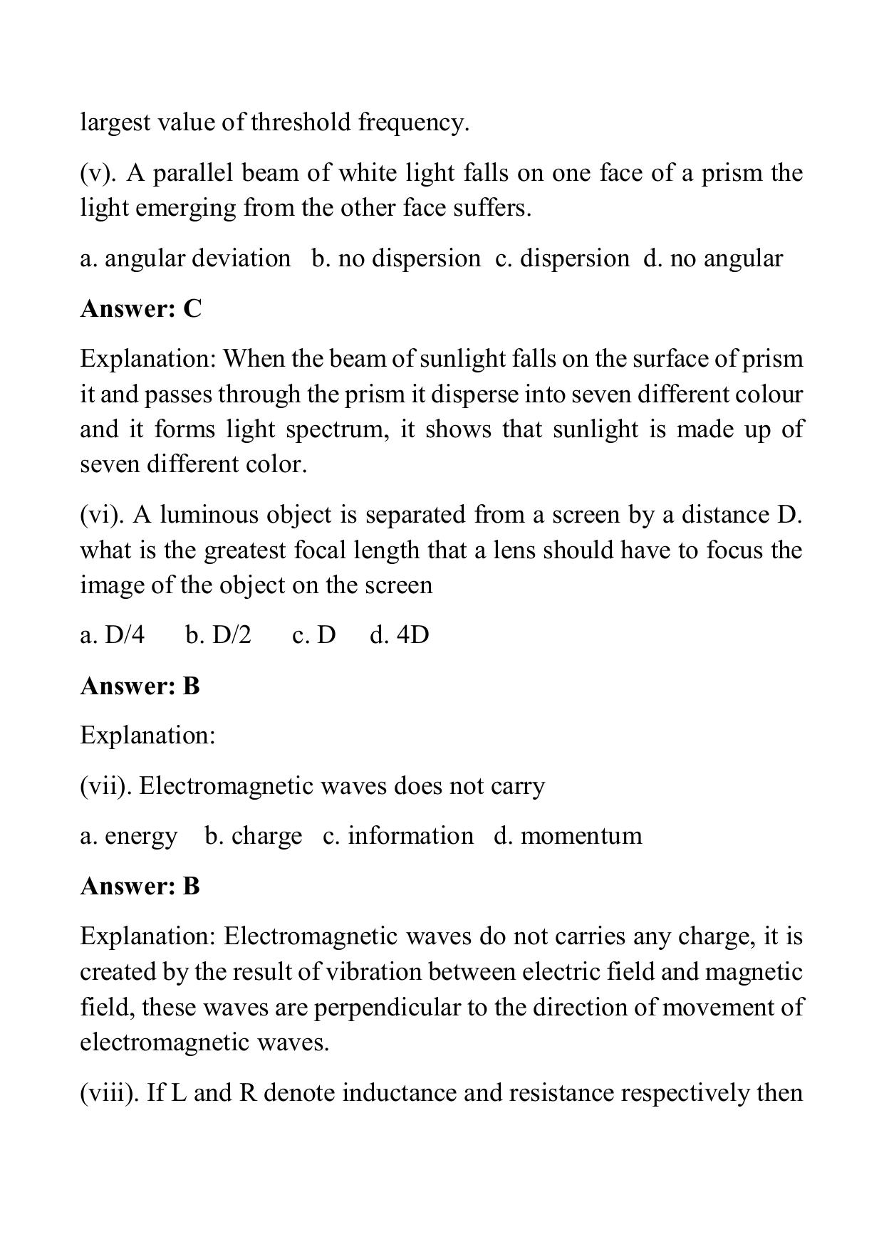 West Bengal Board Class 12 Physics 2017 Question Paper - Page 3