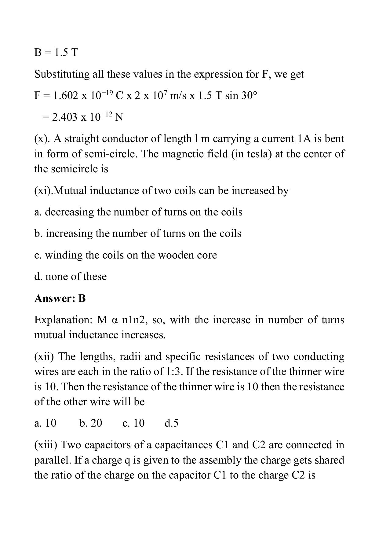 West Bengal Board Class 12 Physics 2017 Question Paper - Page 5