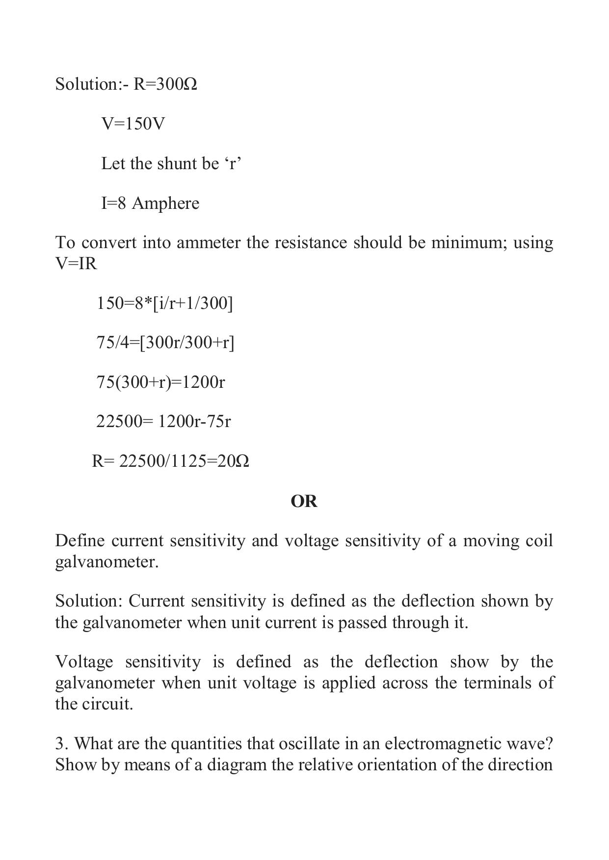West Bengal Board Class 12 Physics 2017 Question Paper - Page 8
