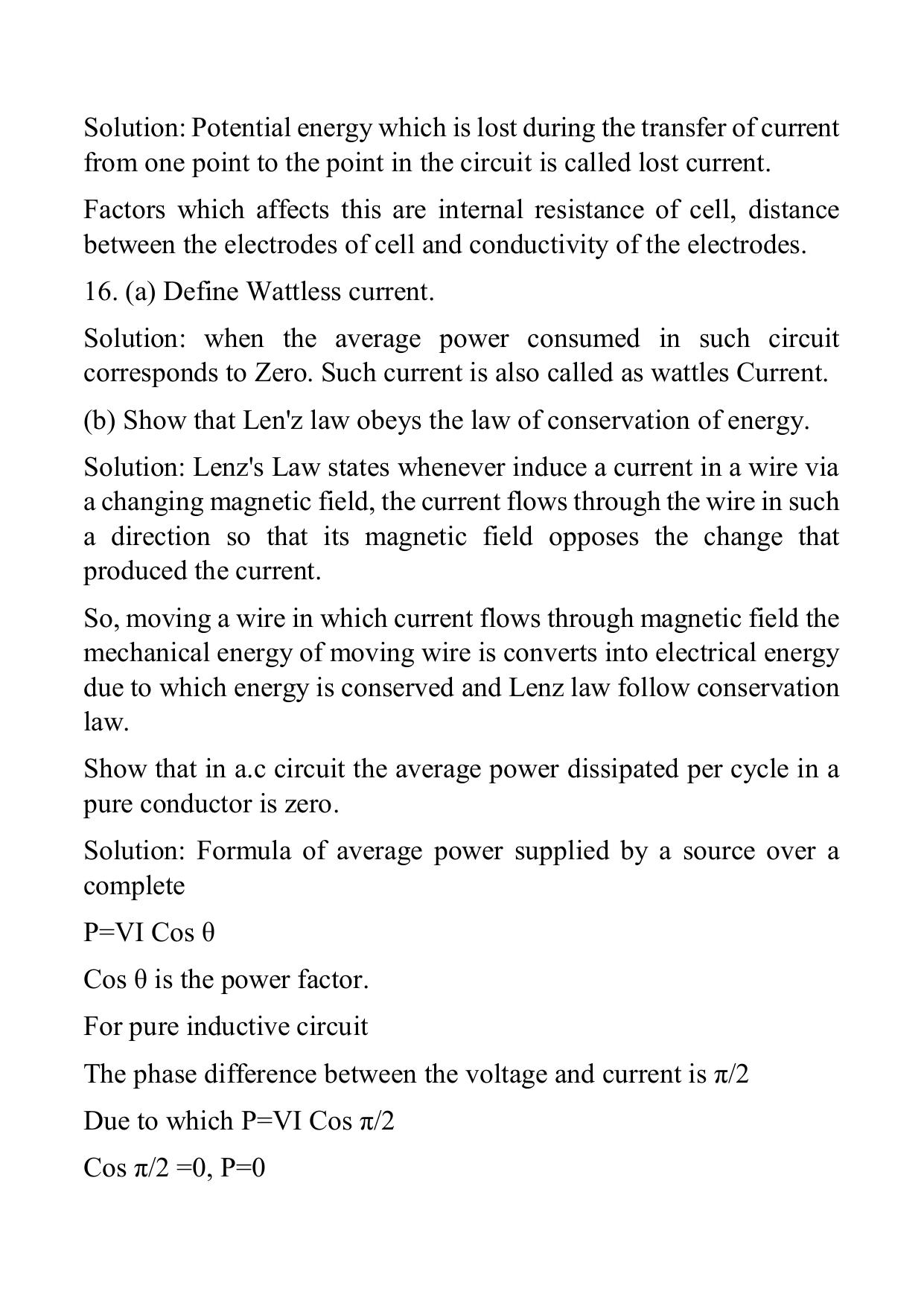 West Bengal Board Class 12 Physics 2017 Question Paper - Page 23