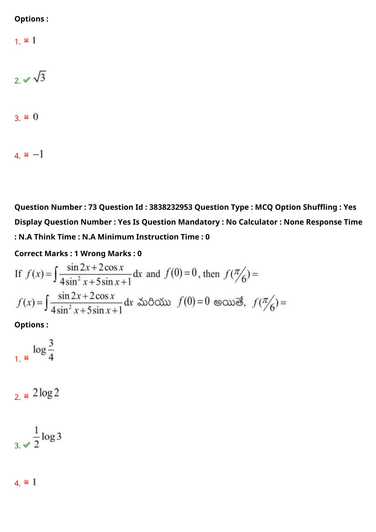 TS EAPCET 2024 Question Paper Engineering 09 May Shift 1 With Preliminary Key - Page 54