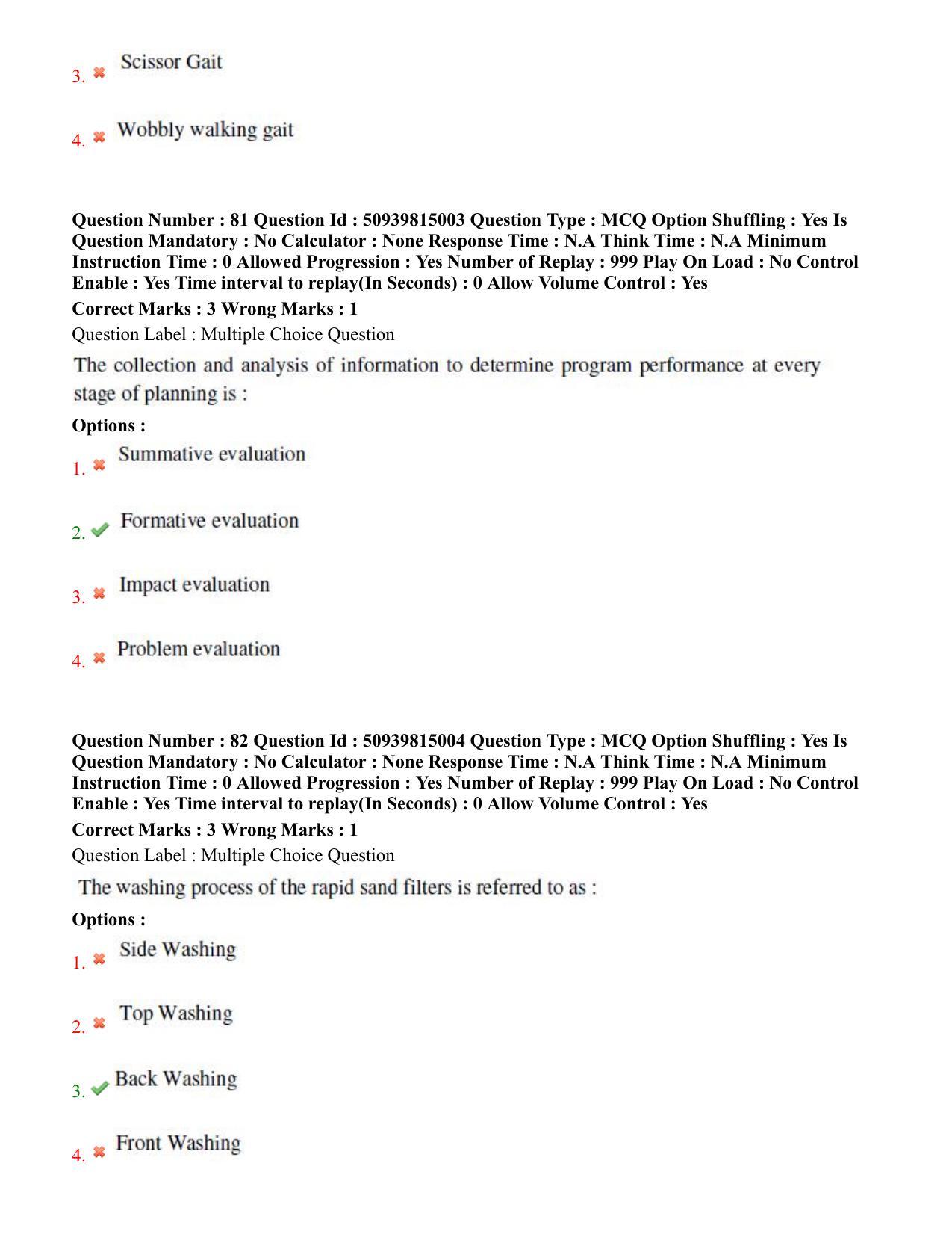 BHU RET Dental Science 2020 Question Paper  - Page 46