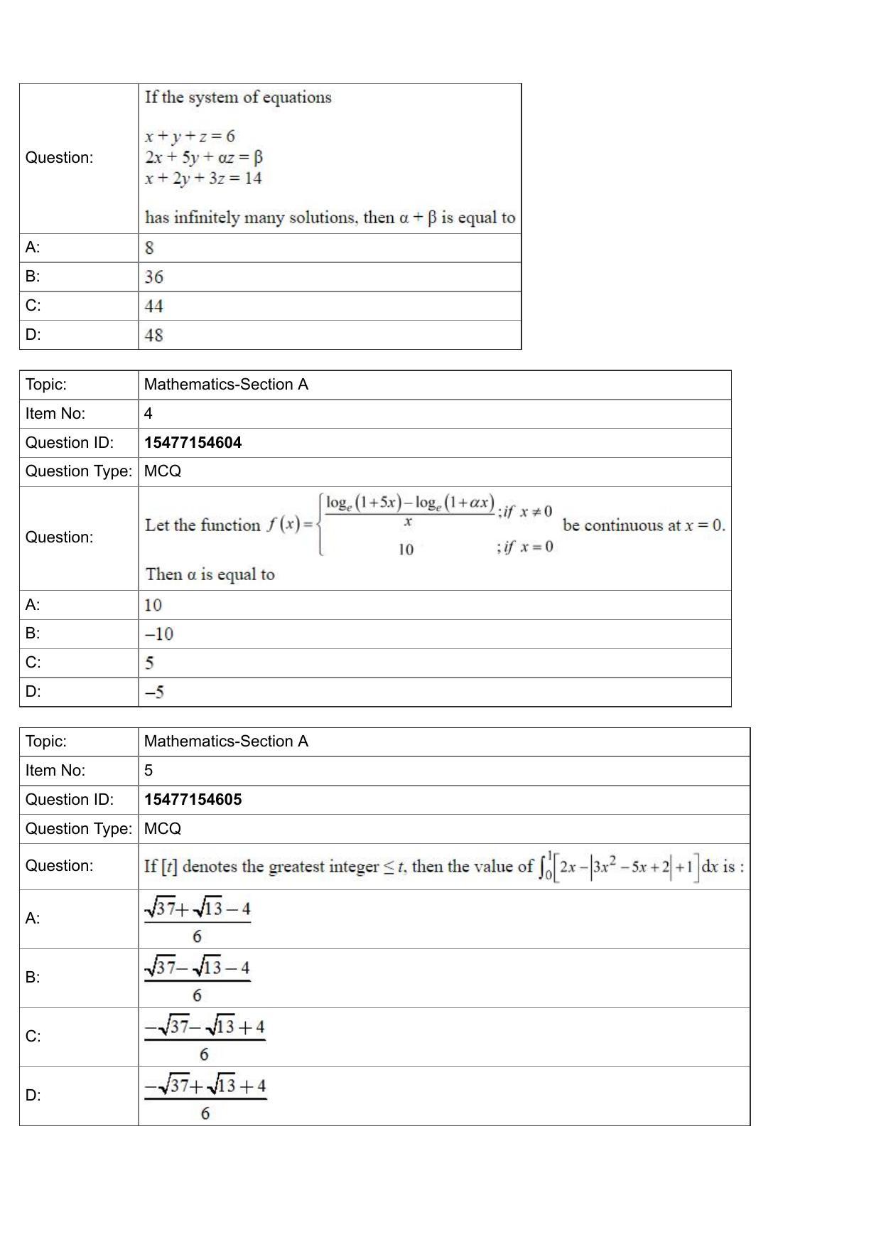 JEE Mains 2022: BTech English (Shift 2) 29-07-2022 Question Paper - Page 2