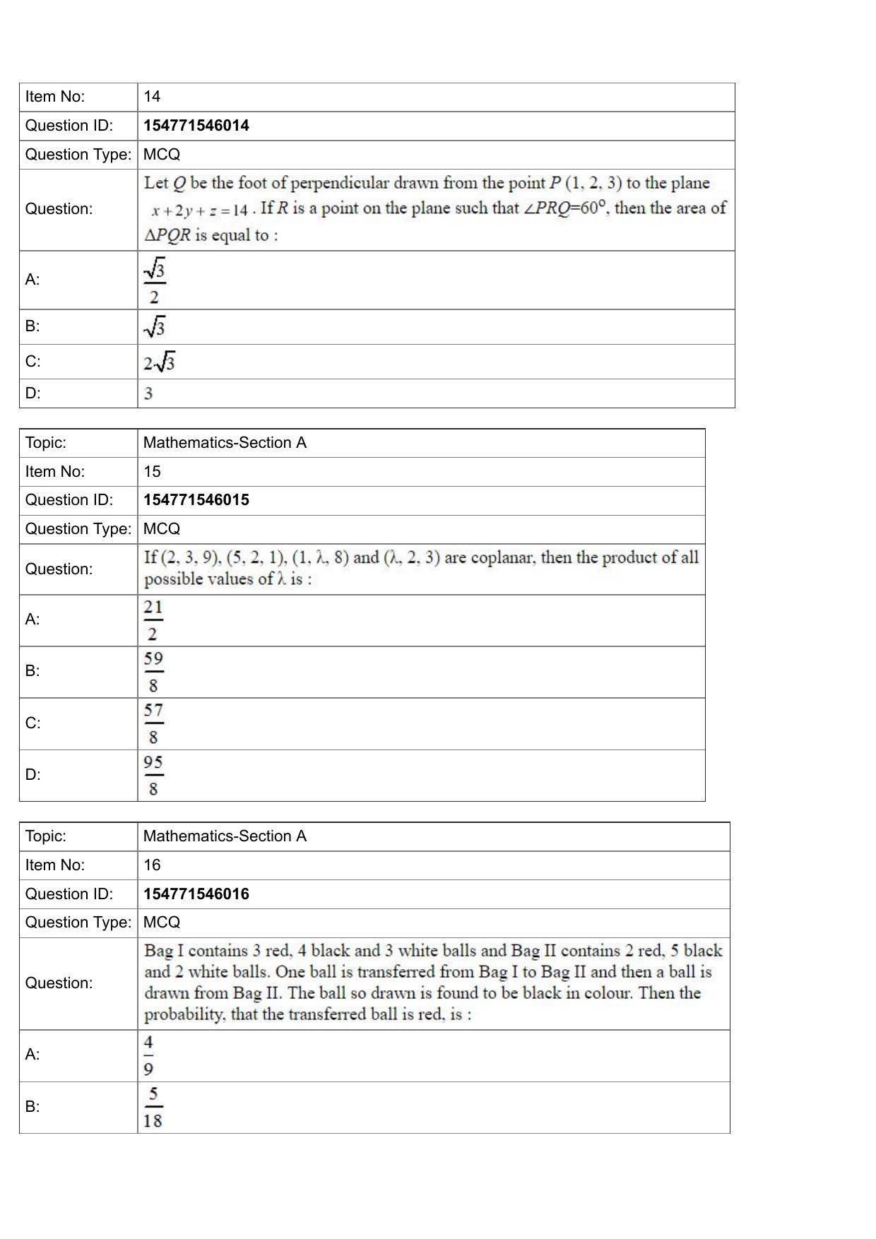 JEE Mains 2022: BTech English (Shift 2) 29-07-2022 Question Paper - Page 6