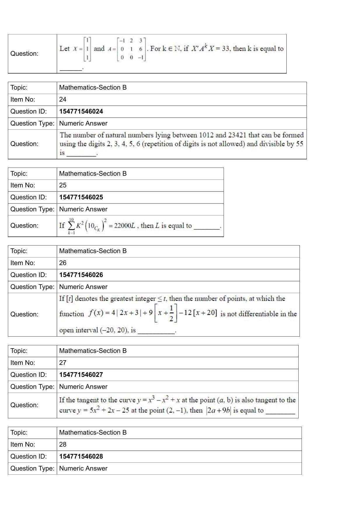 JEE Mains 2022: BTech English (Shift 2) 29-07-2022 Question Paper - Page 9