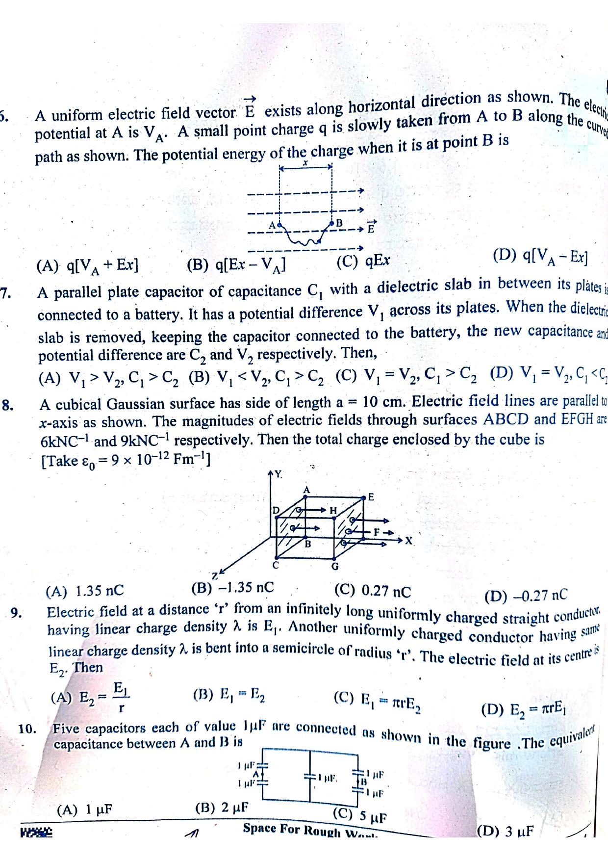 KCET 2023 Physics Question Paper - Page 2