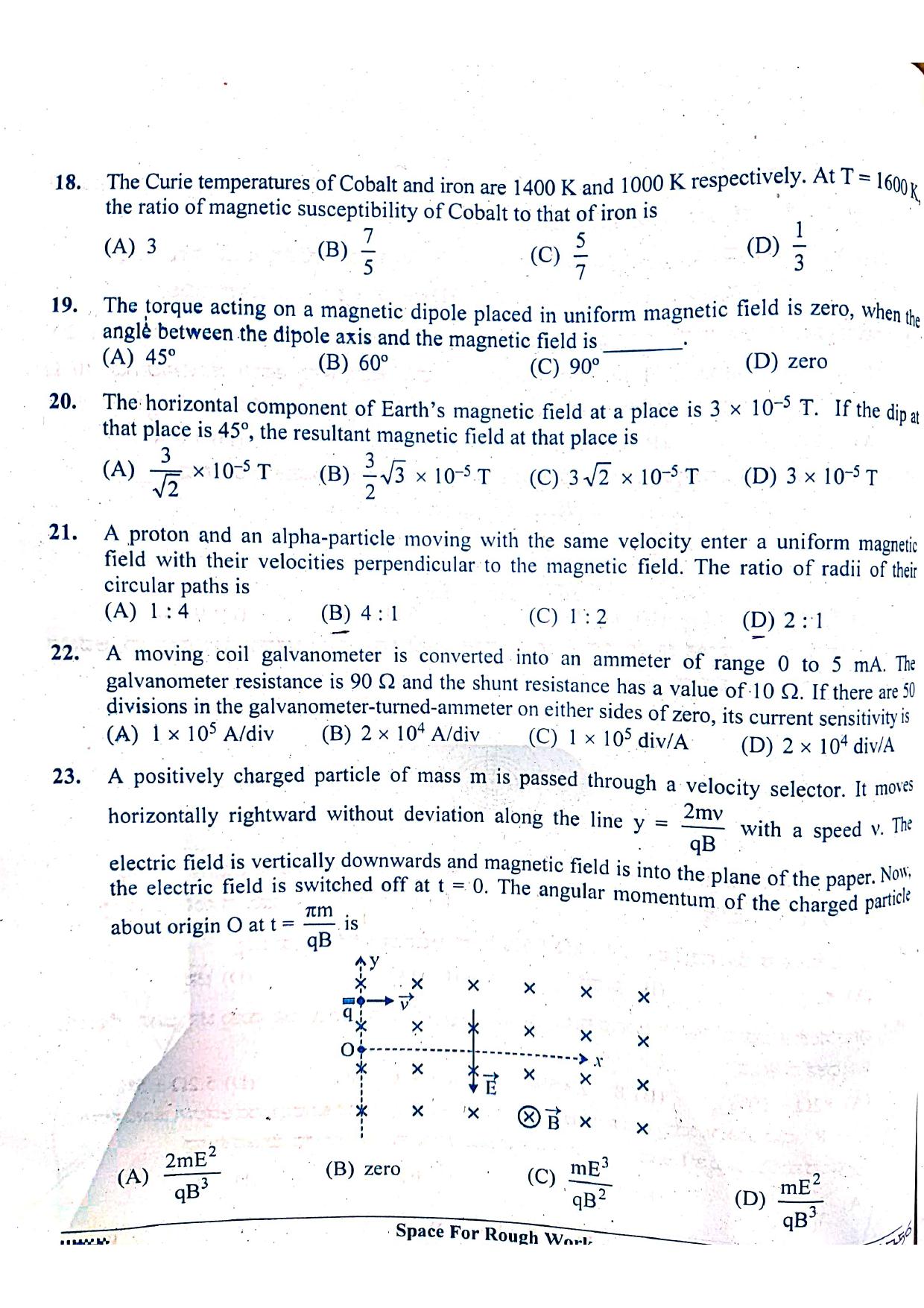 KCET 2023 Physics Question Paper - Page 4