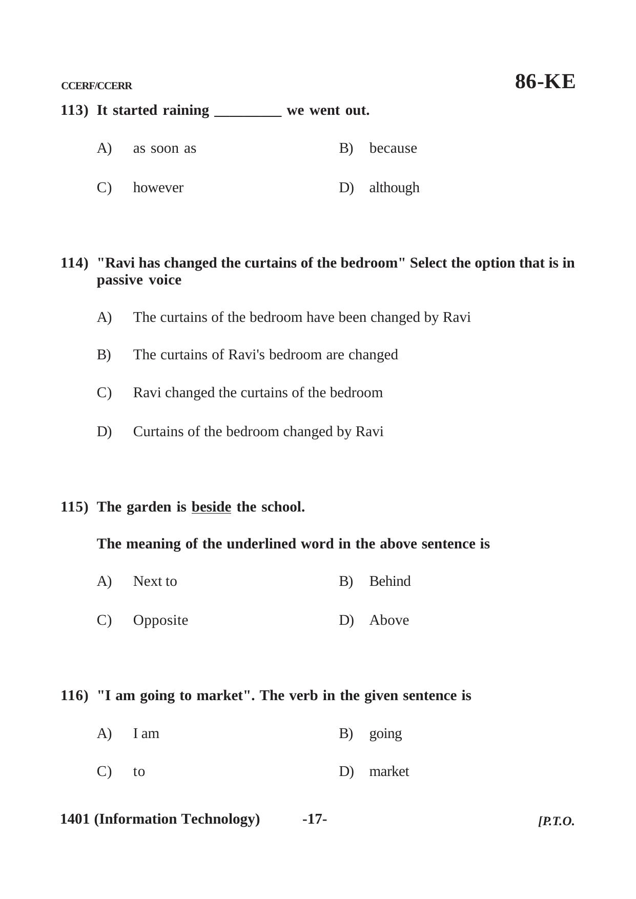 Karnataka SSLC Information Technology (CCERF/CCERR) Question Paper 2021 - Page 17