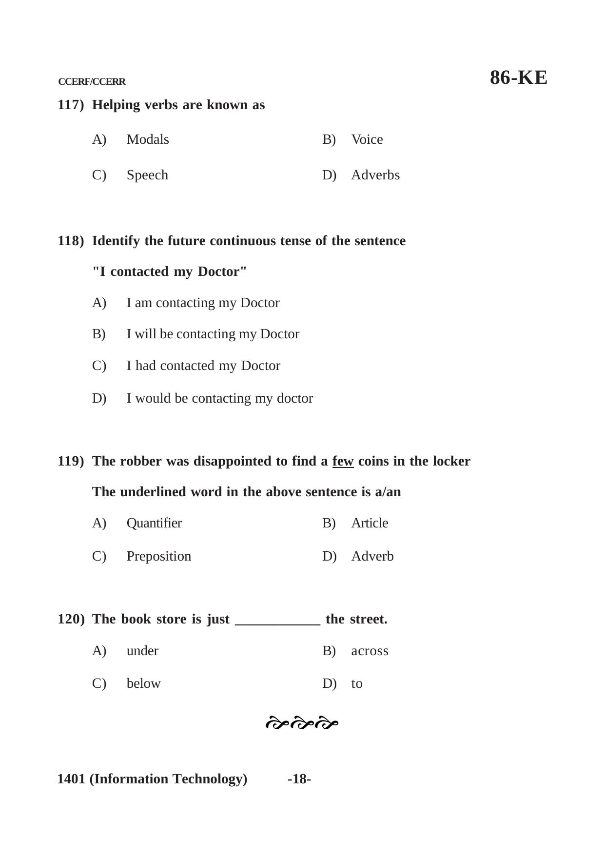 Karnataka SSLC Information Technology (CCERF/CCERR) Question Paper 2021 - Page 18